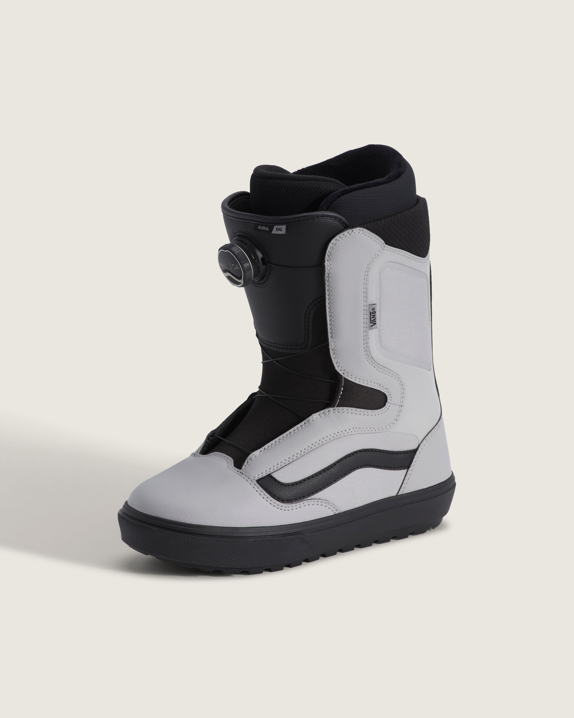 Aura OG Snowboard Boot VANS Light Gray  Black HERO