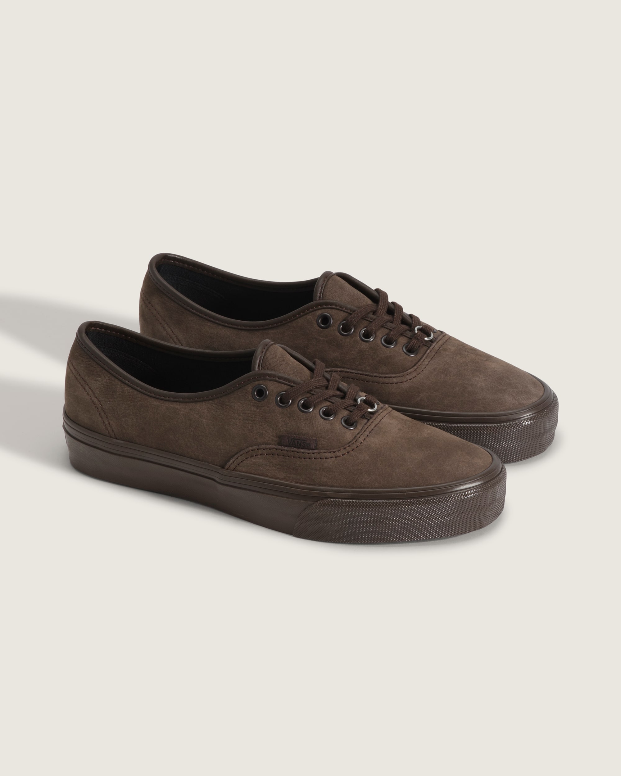 Authentic Shoe VANS Leather Brown  Brown ALT1