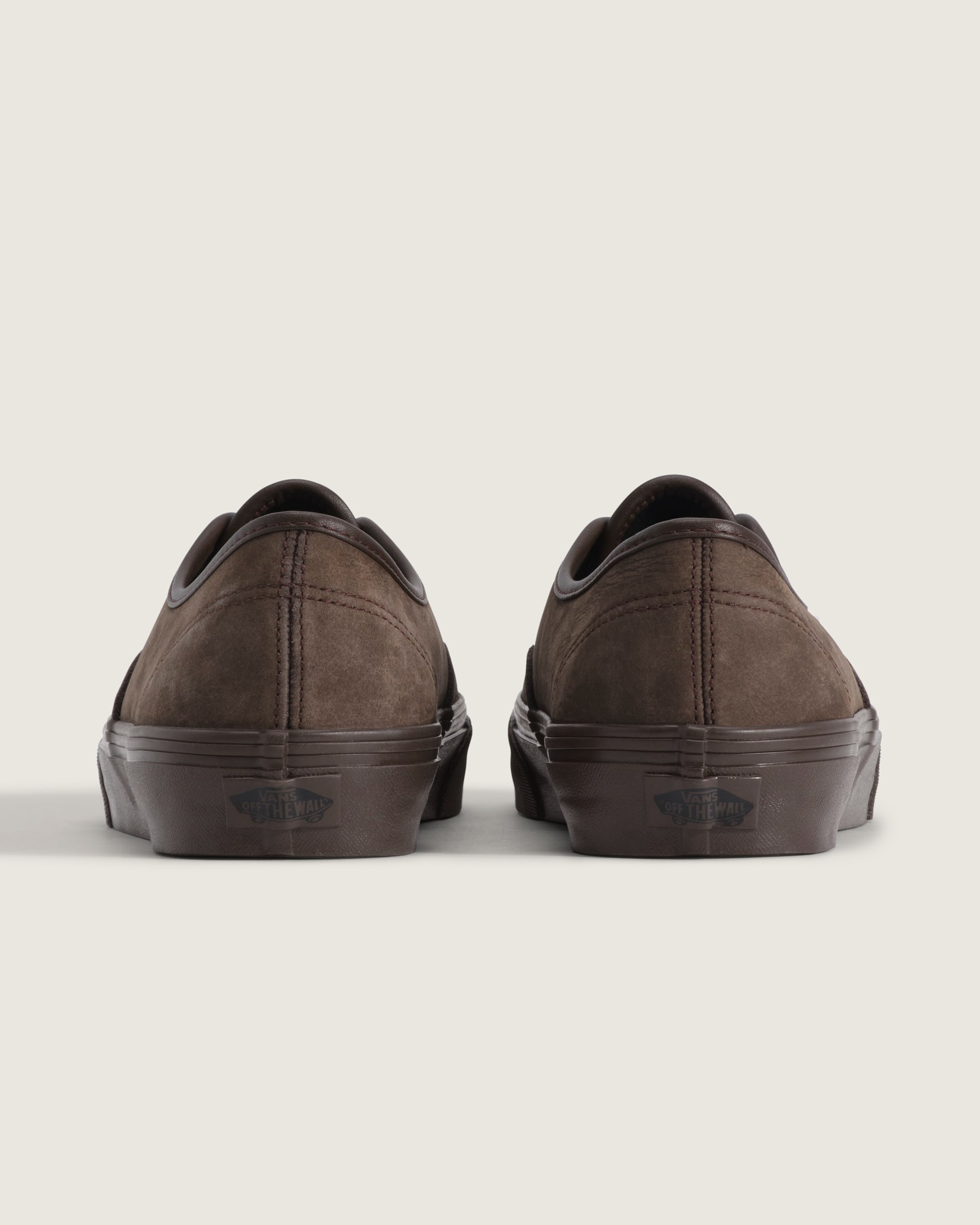 Authentic Shoe VANS Leather Brown  Brown ALT3