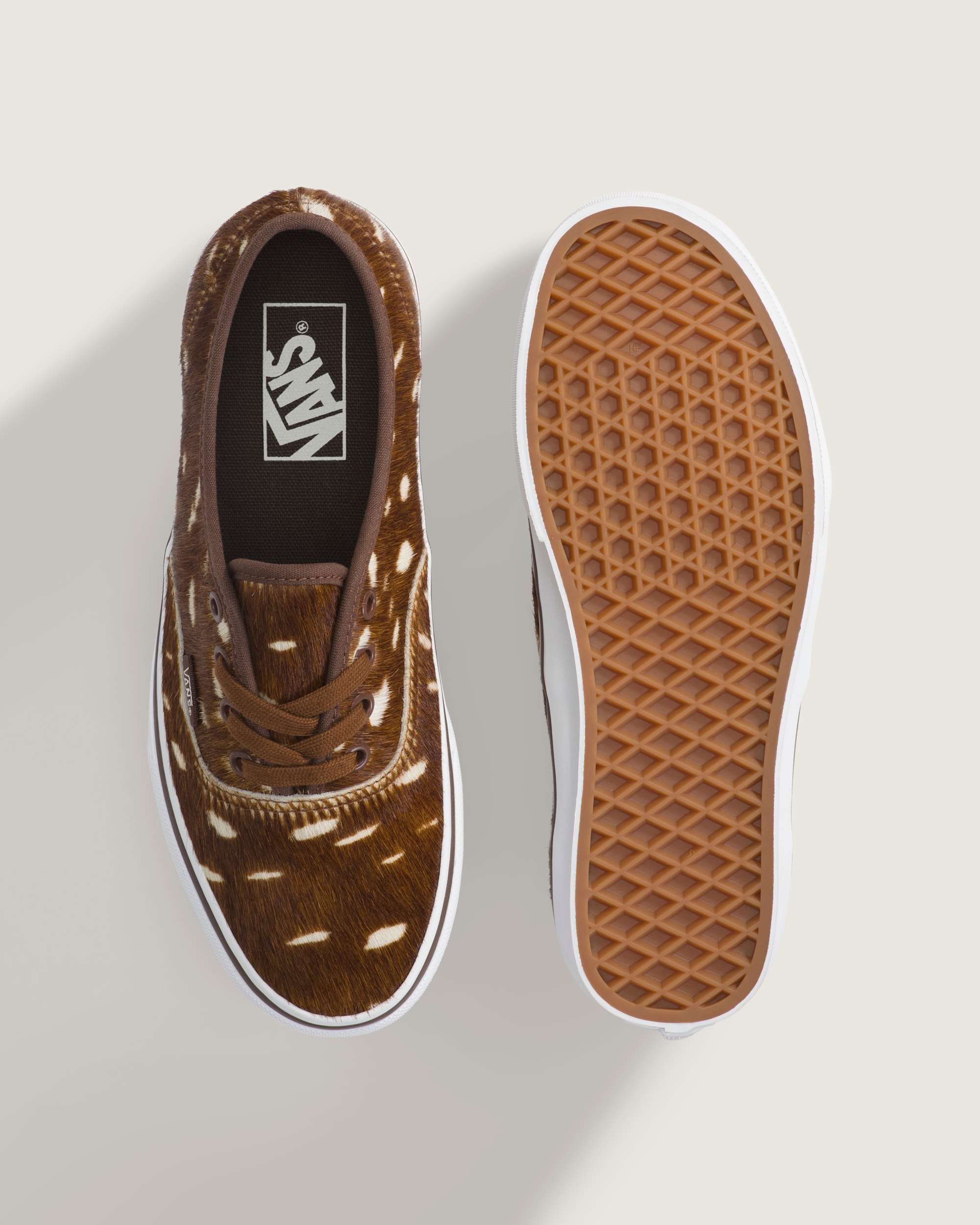 Premium Authentic Shoe VANS Potting Soil Brown  Marshmallow White ALT2
