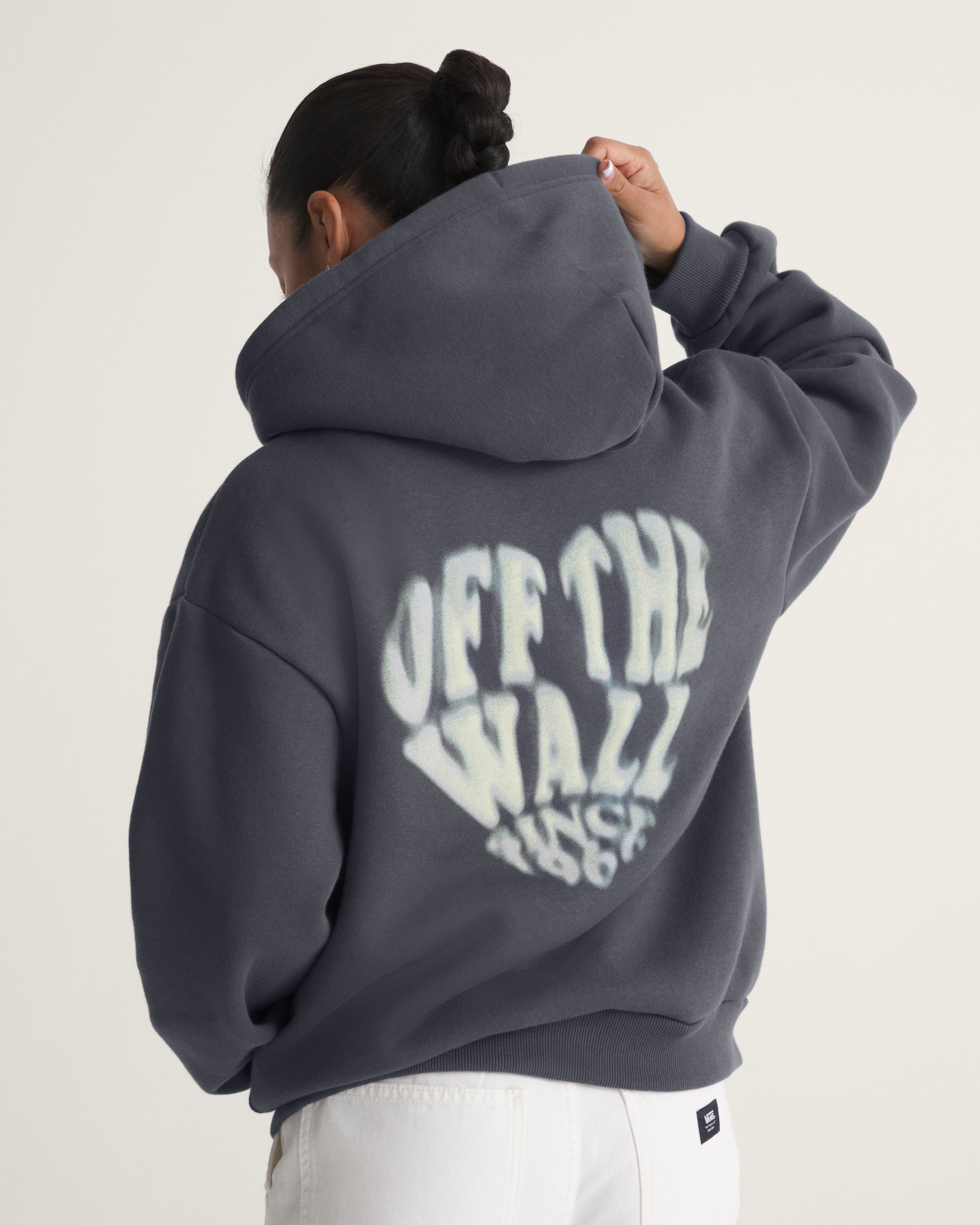 Heartbeats Zip Up VANS Charcoal Grey ALT3