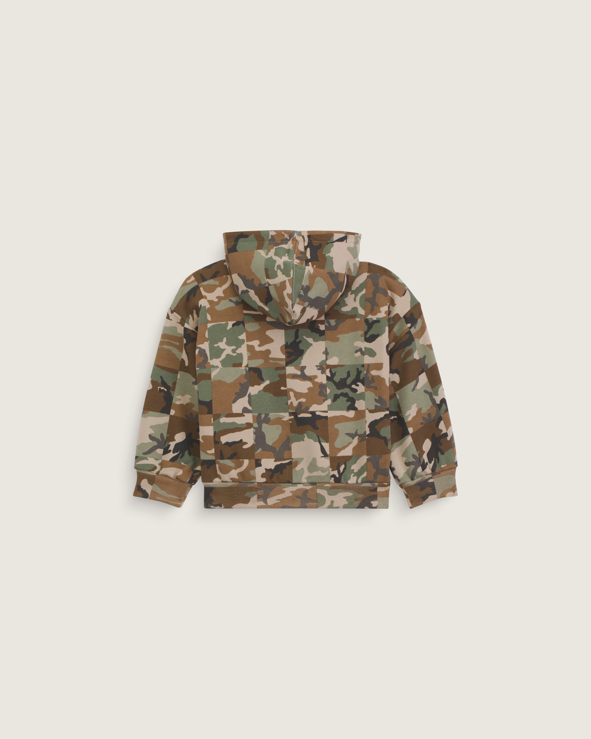 Checker Camo Full Zip Hoodie VANS Camo Green  Aluminum Grey ALT1