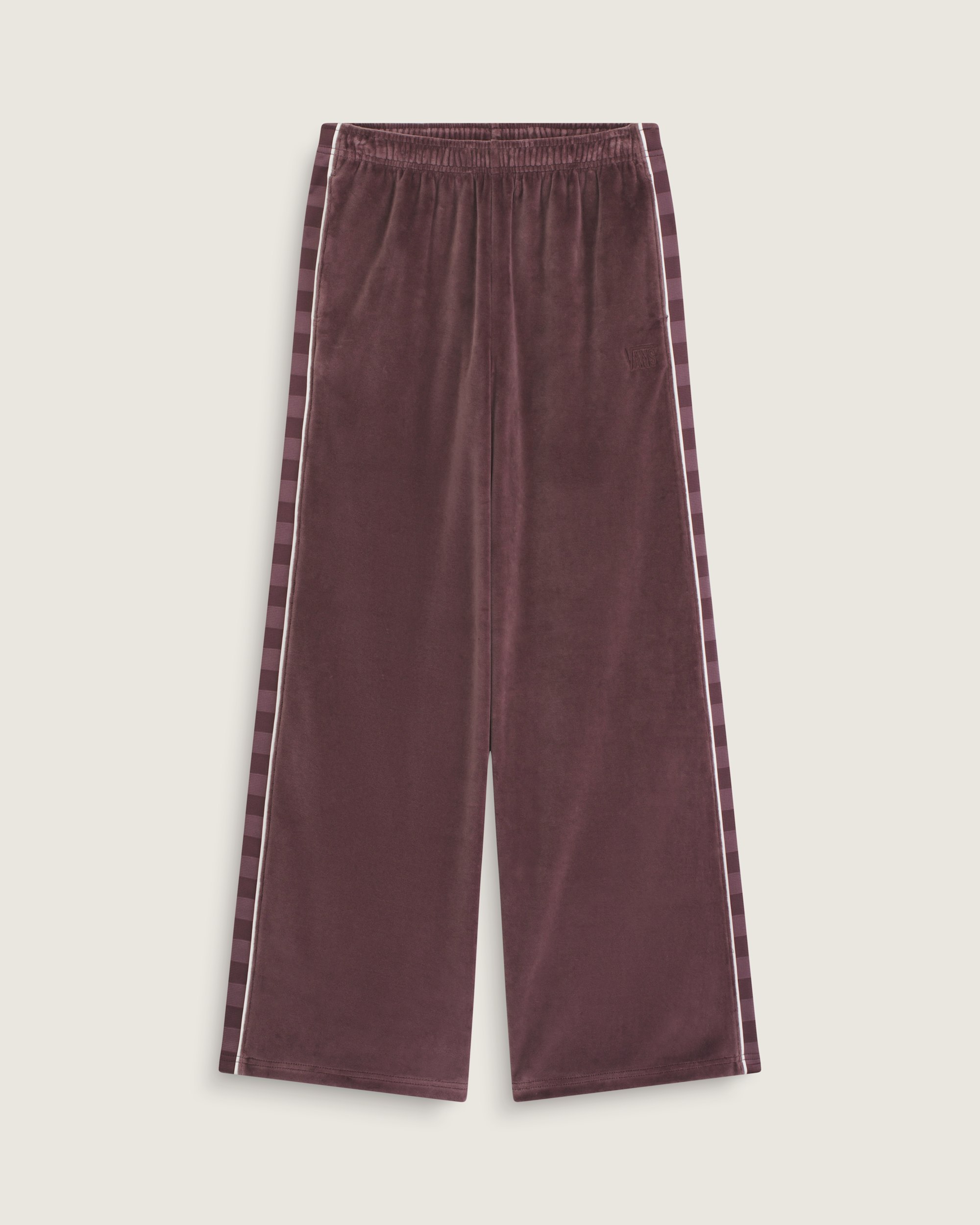 Nikita Velour Track Pants VANS Port Brown ALT1