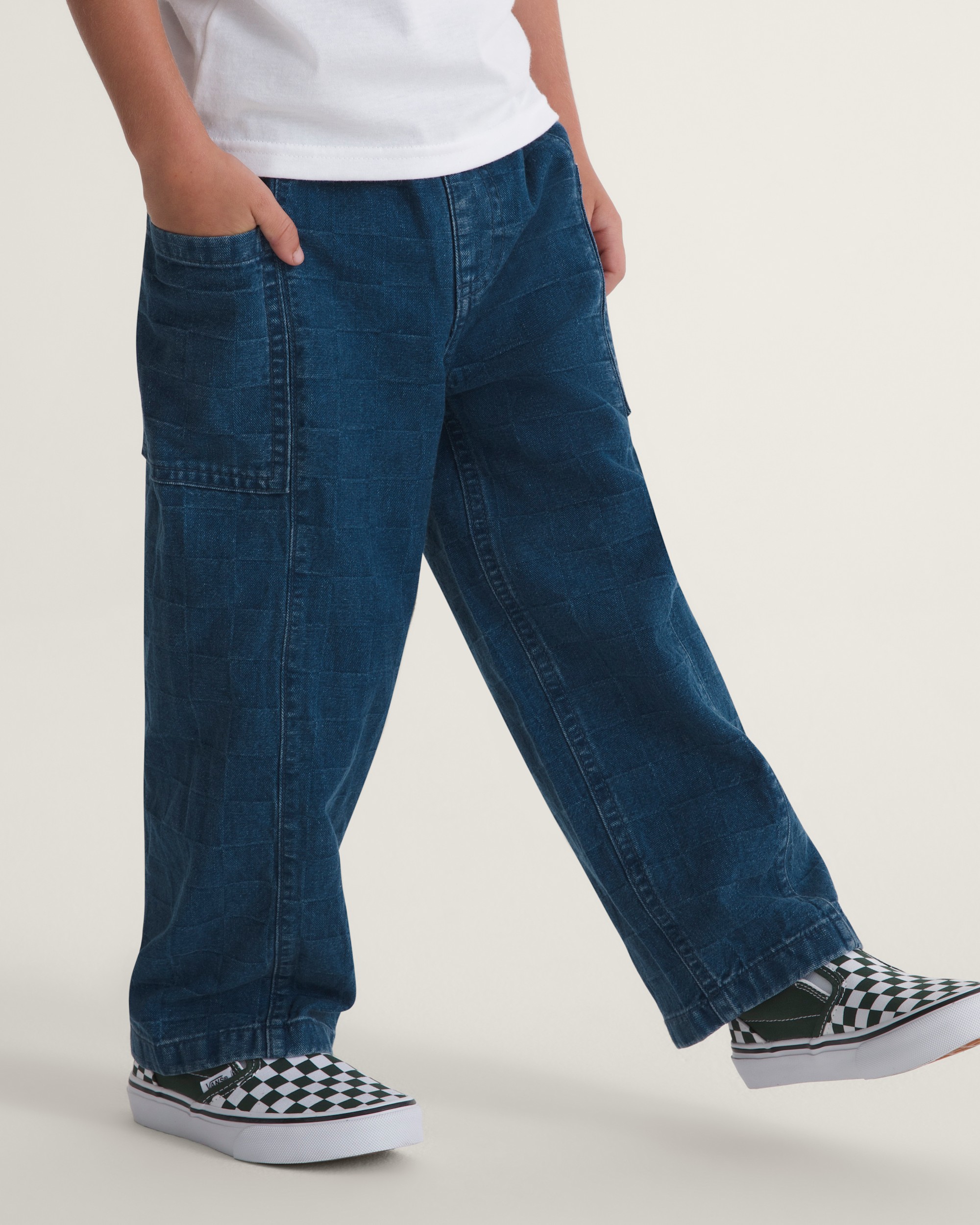Naithin 20 Ewaist Dobby Denim Pant VANS Indigo Blue ALT5