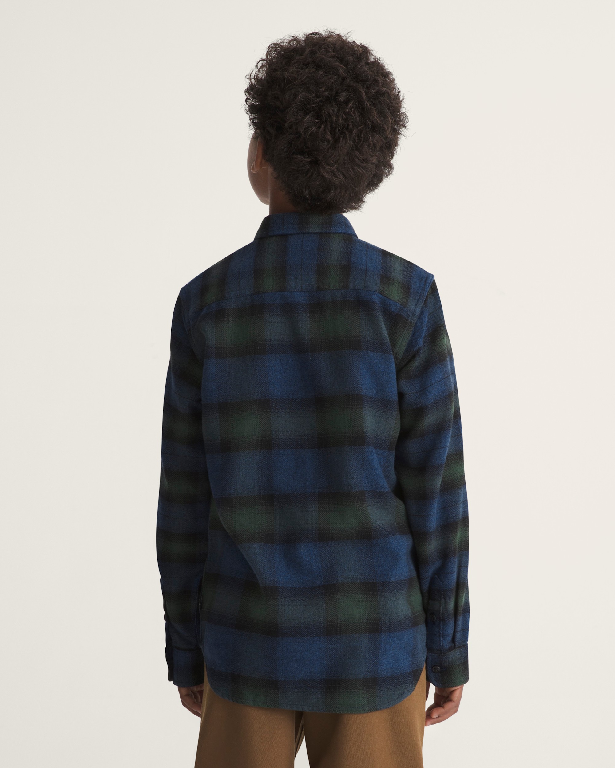 Lawson Plaid Workwear Flannel Shirt VANS Dress Blues ALT3