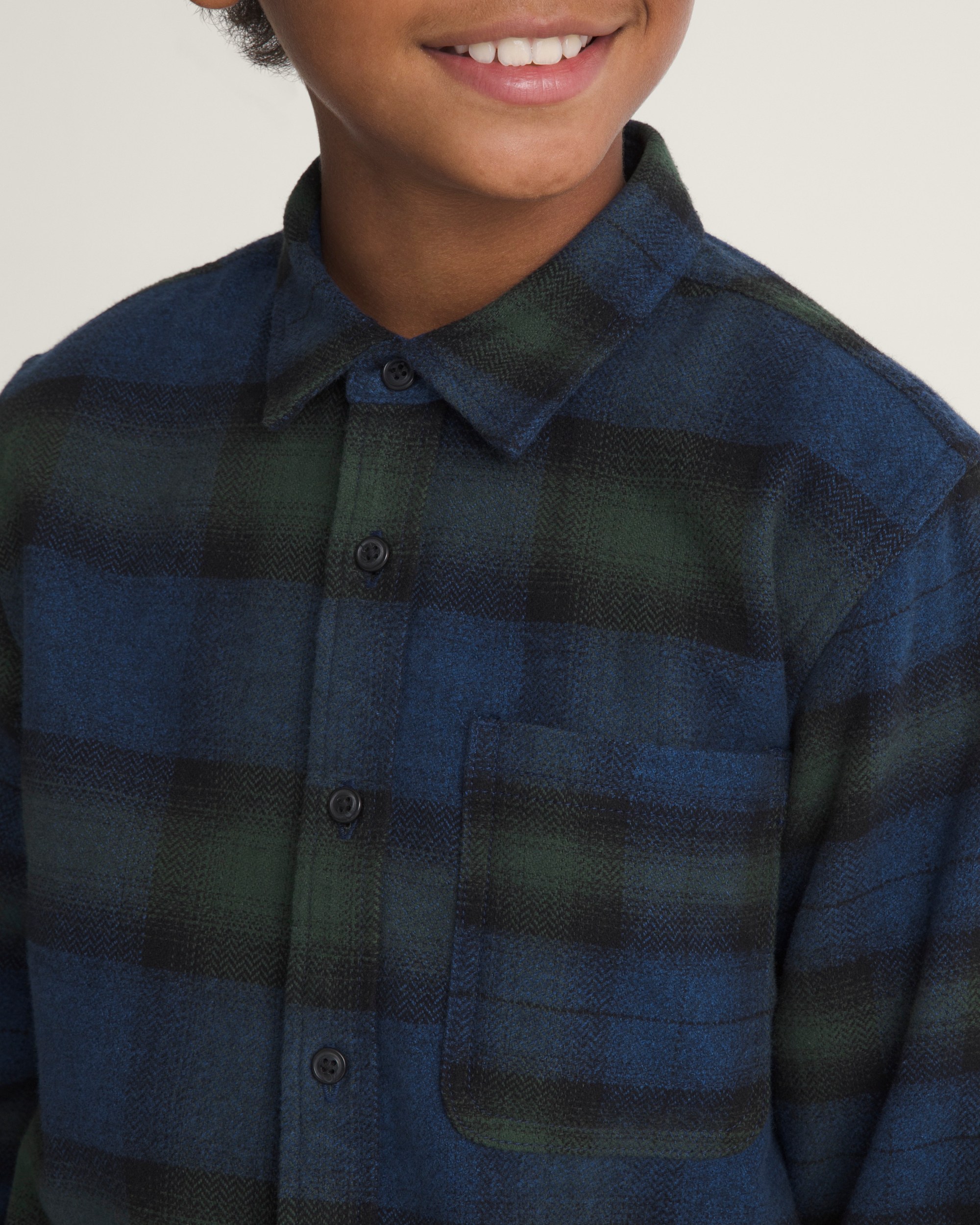 Lawson Plaid Workwear Flannel Shirt VANS Dress Blues ALT4