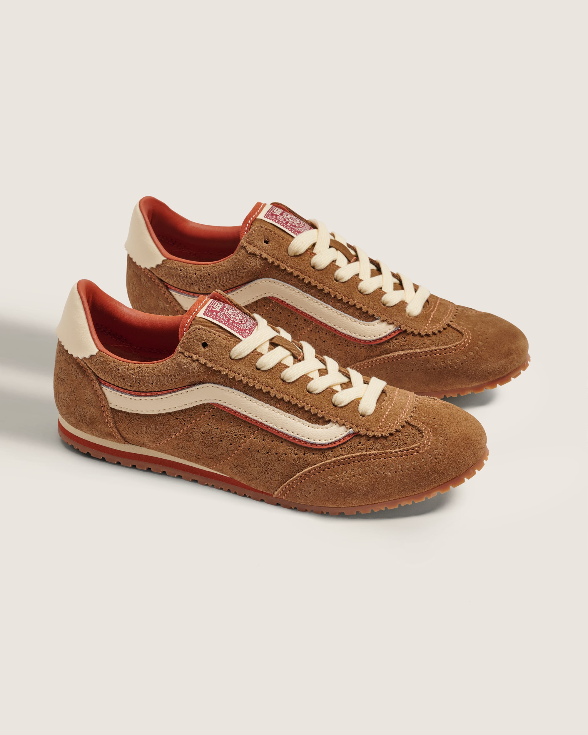 Super Lowpro Dia De Los Muertos Shoe VANS Deer Brown  Burnt Orange ALT1