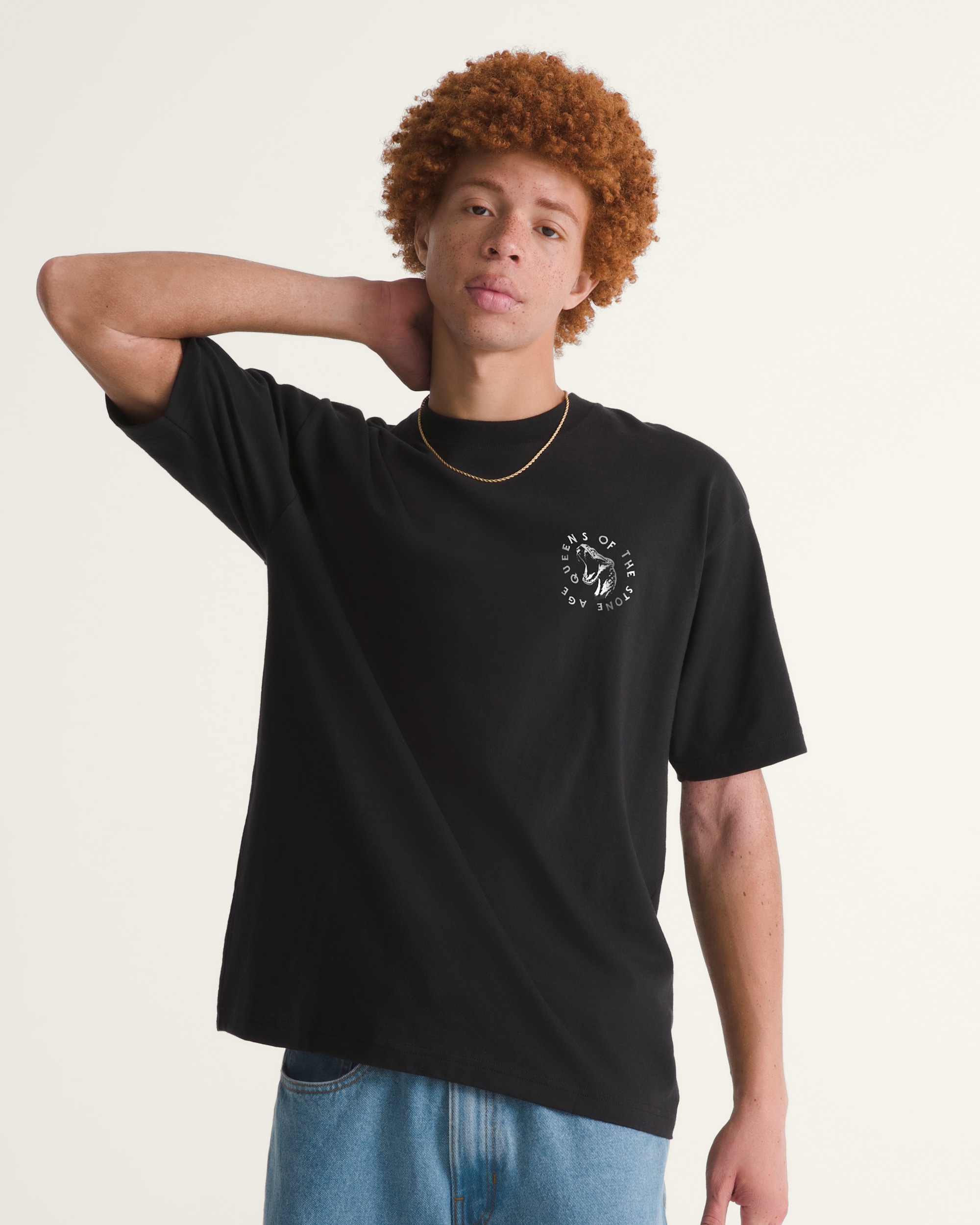 Queen of the Stone Age Ouroboros TShirt VANS Black ALT2
