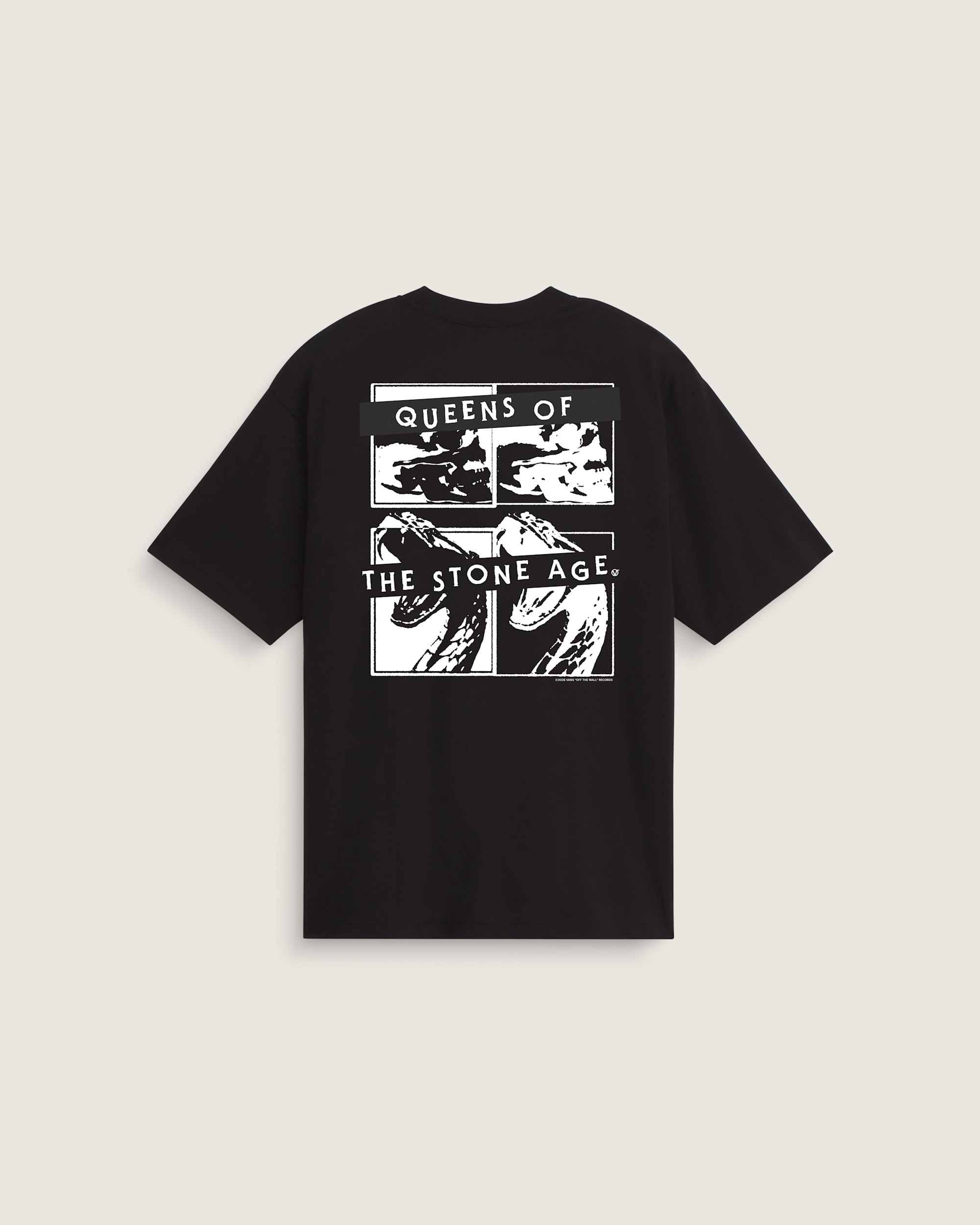 Queen of the Stone Age Ouroboros TShirt VANS Black HERO