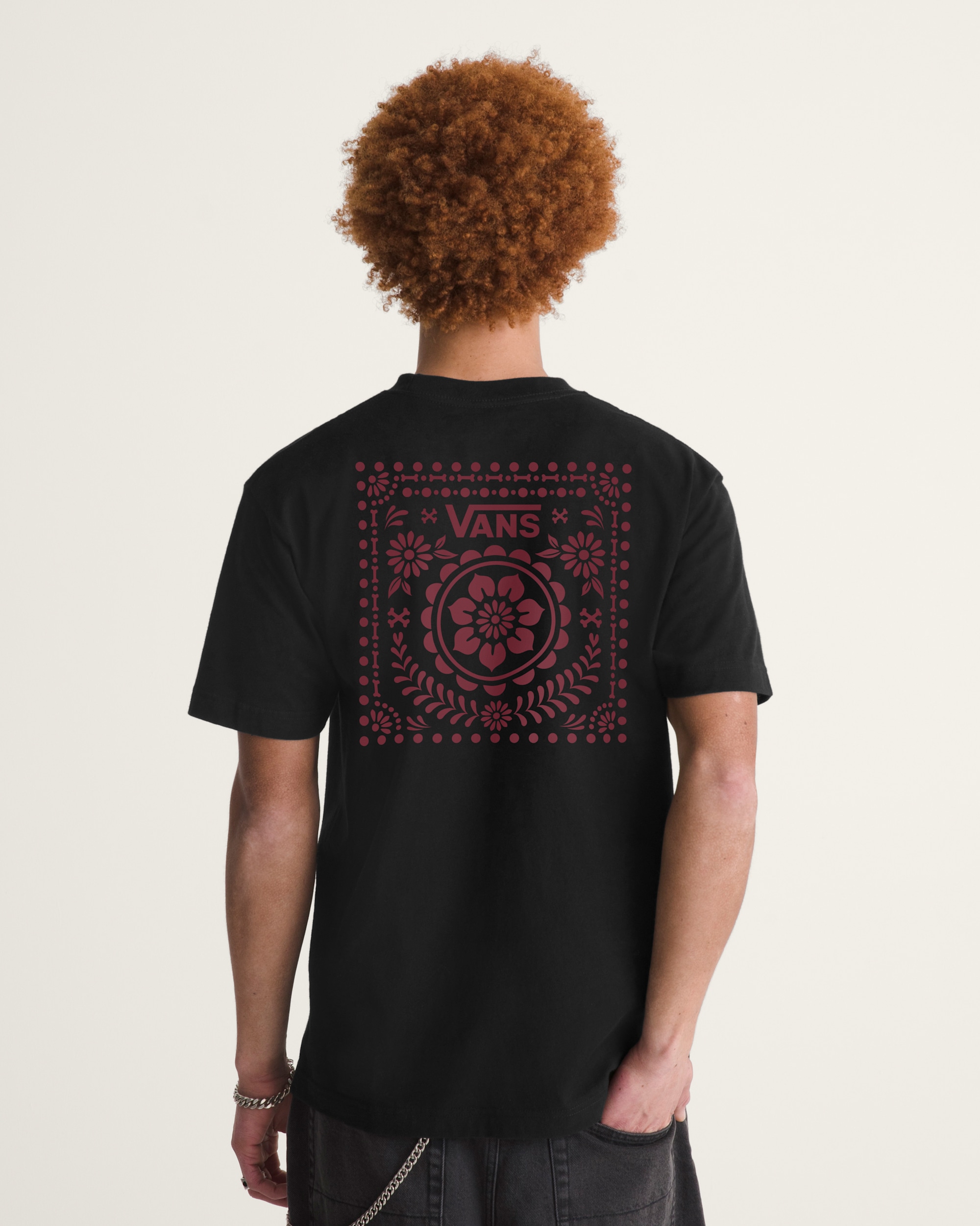 Papel Picado TShirt VANS Black ALT3
