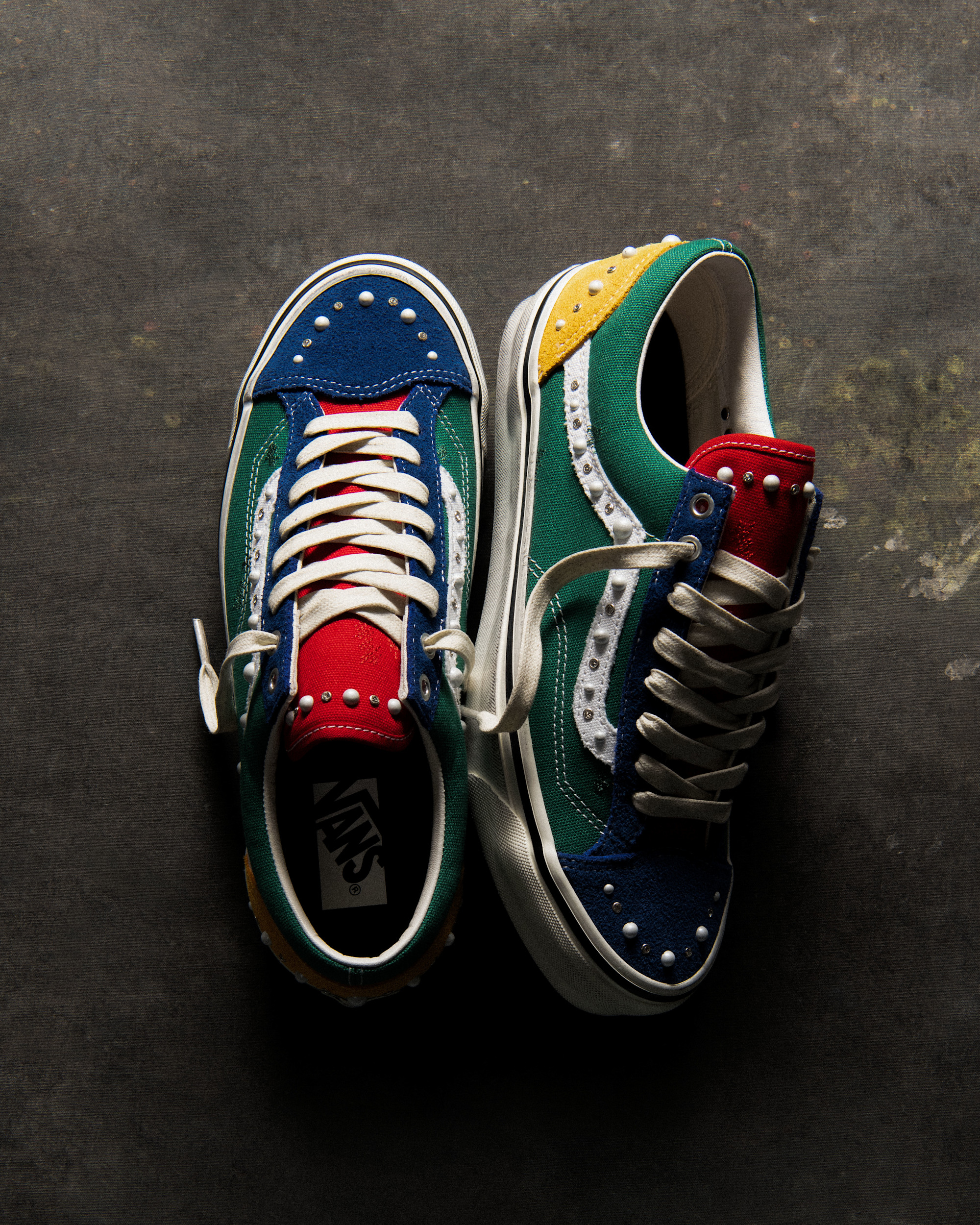 Premium Old Skool 36 Shoe VANS Pearlized Yacht Club Green  Multi ALT5
