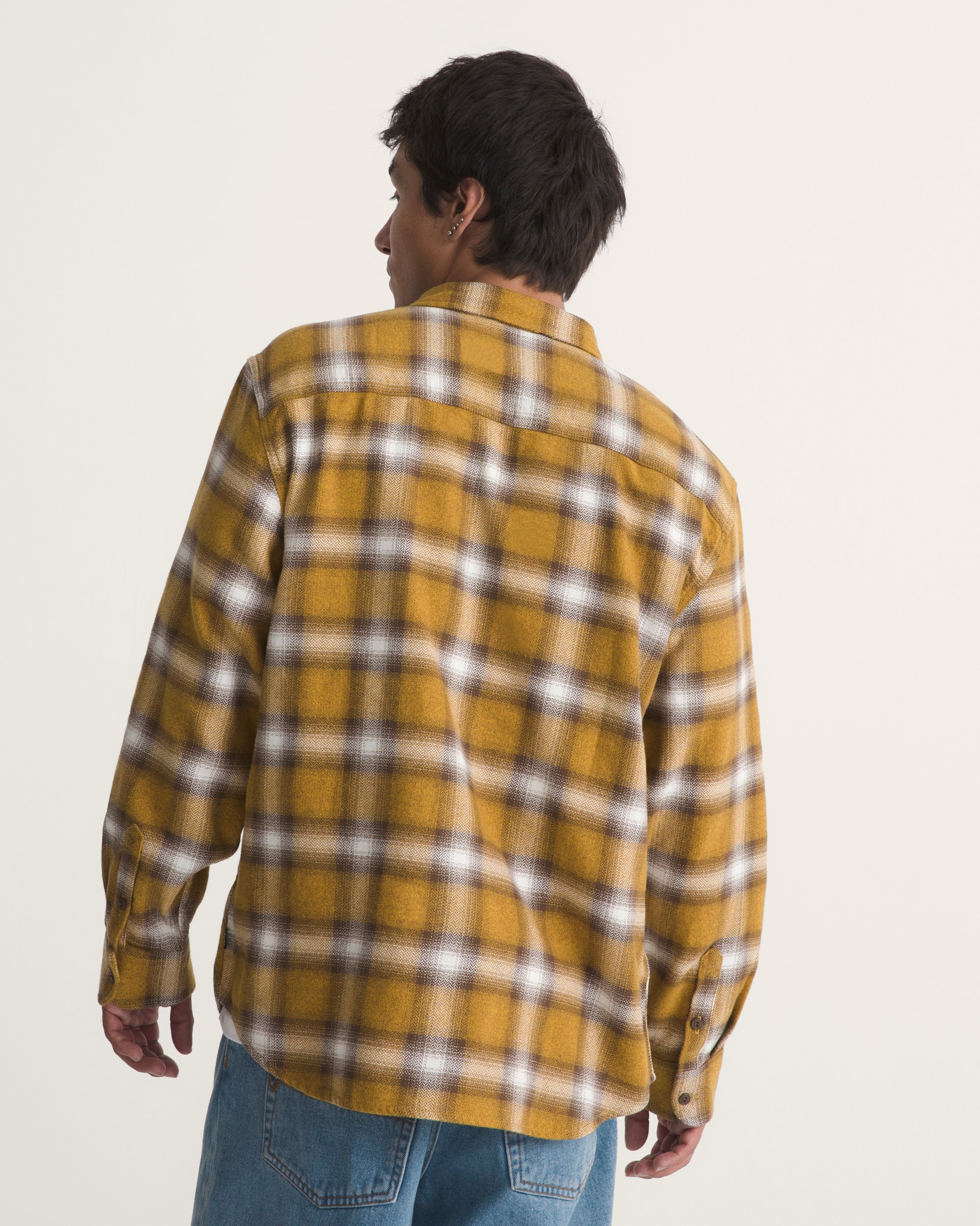 Lawson Plaid Flannel Shirt VANS Fuel Yellow ALT3