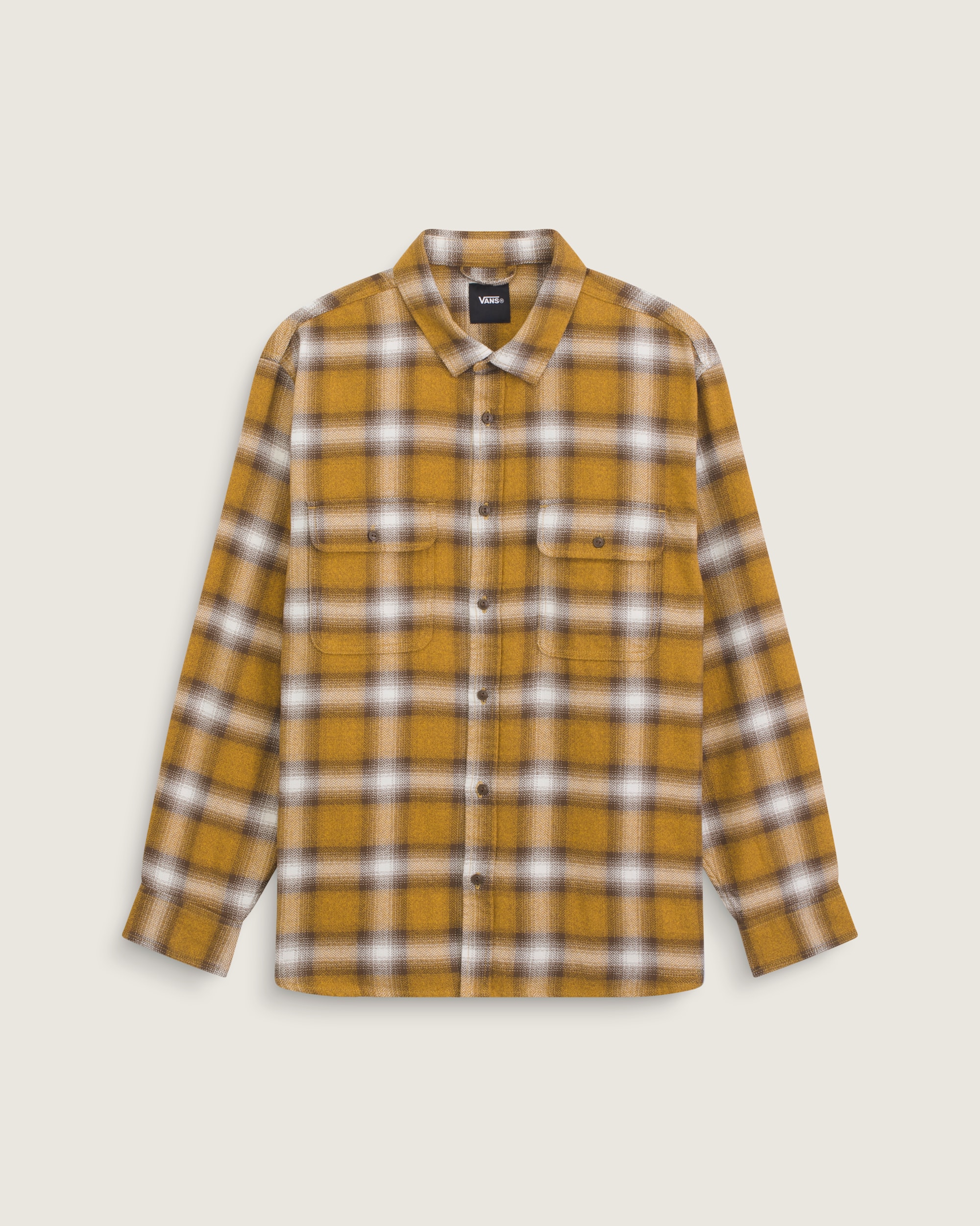 Lawson Plaid Flannel Shirt VANS Fuel Yellow HERO