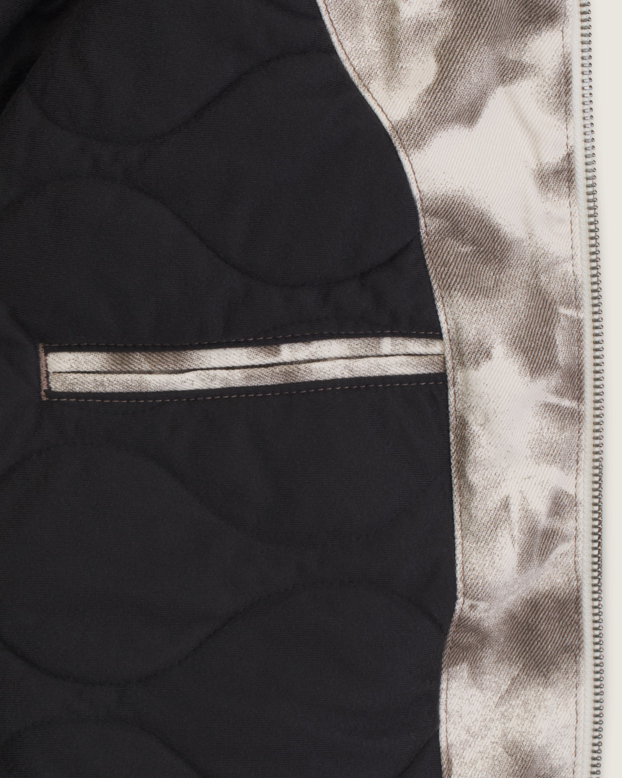 Rez Cropped Denim Jacket VANS Turtledove White  Walnut Brown ALT6