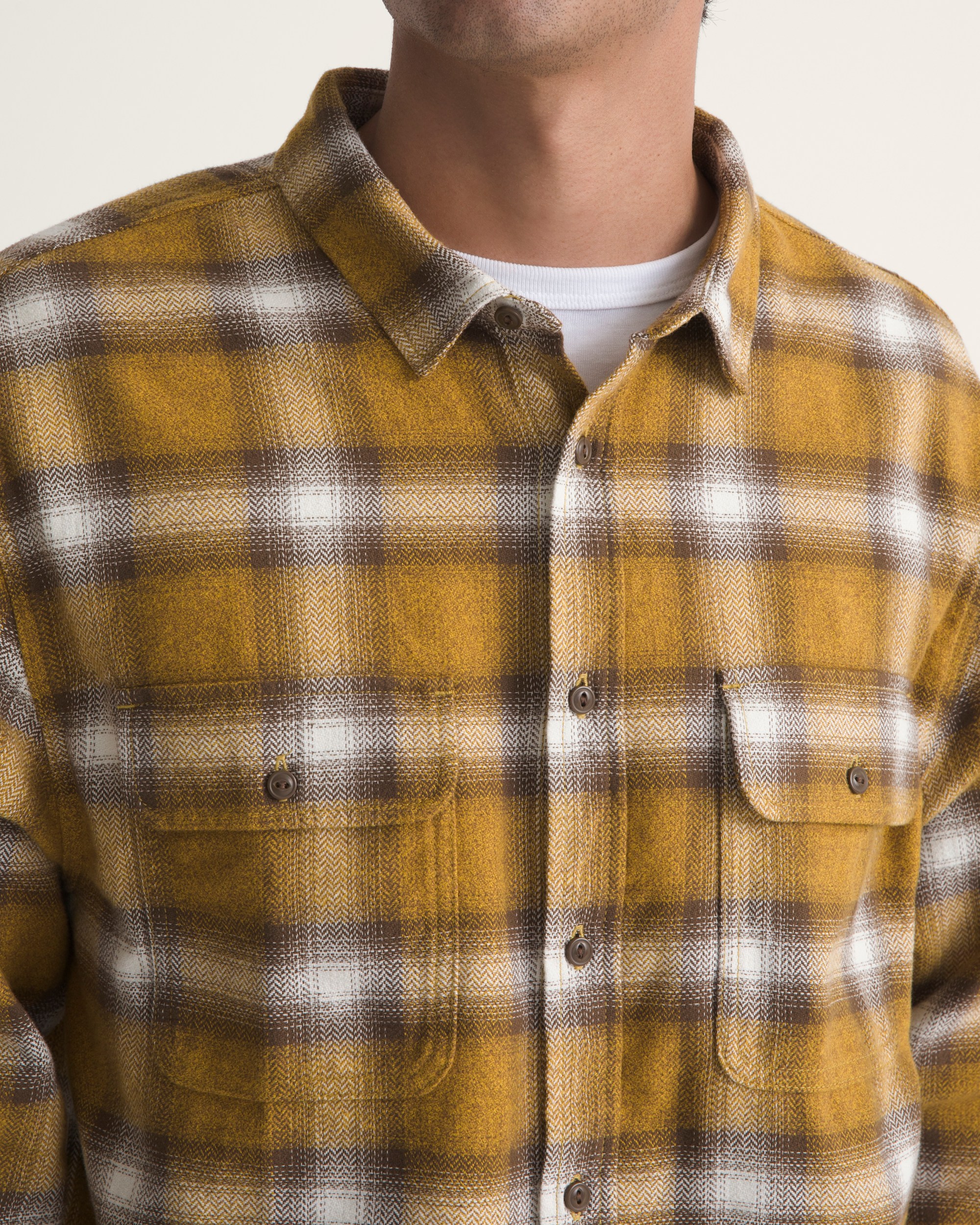 Lawson Plaid Flannel Shirt VANS Fuel Yellow ALT4