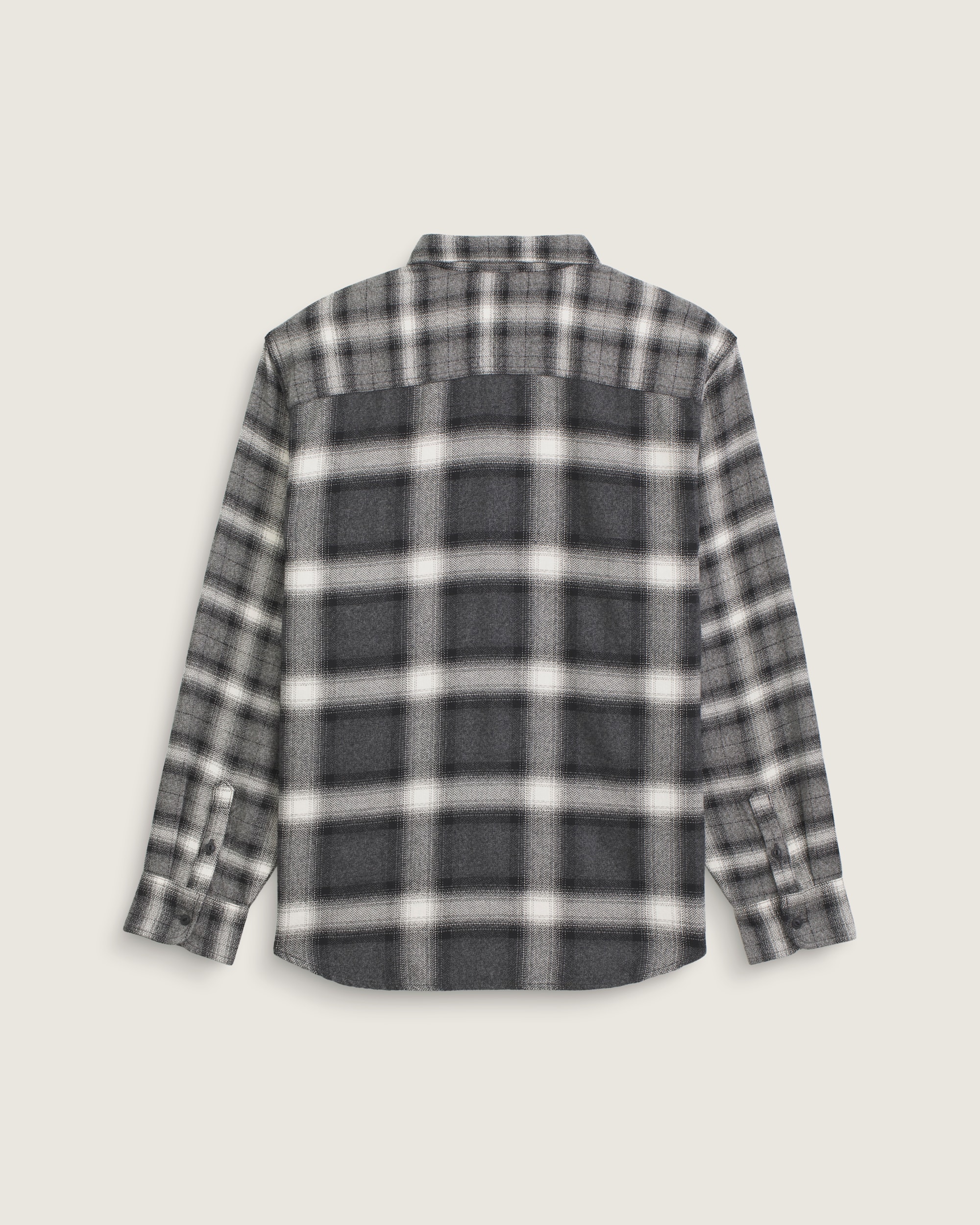 Lawson Mixed Plaid Flannel Shirt VANS Charcoal Grey ALT1