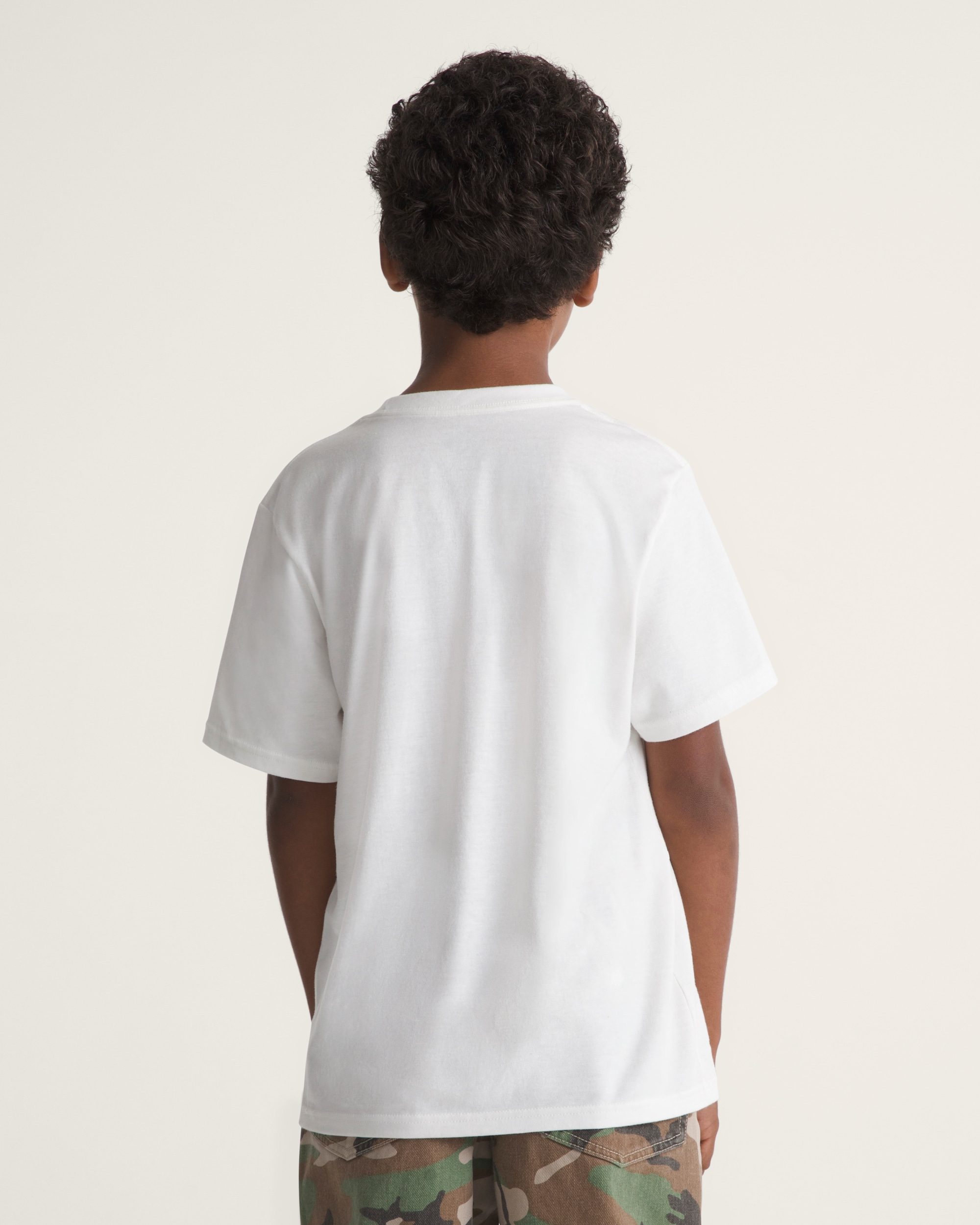 Fresh Pies Short Sleeve Tee VANS Marshmallow White ALT3