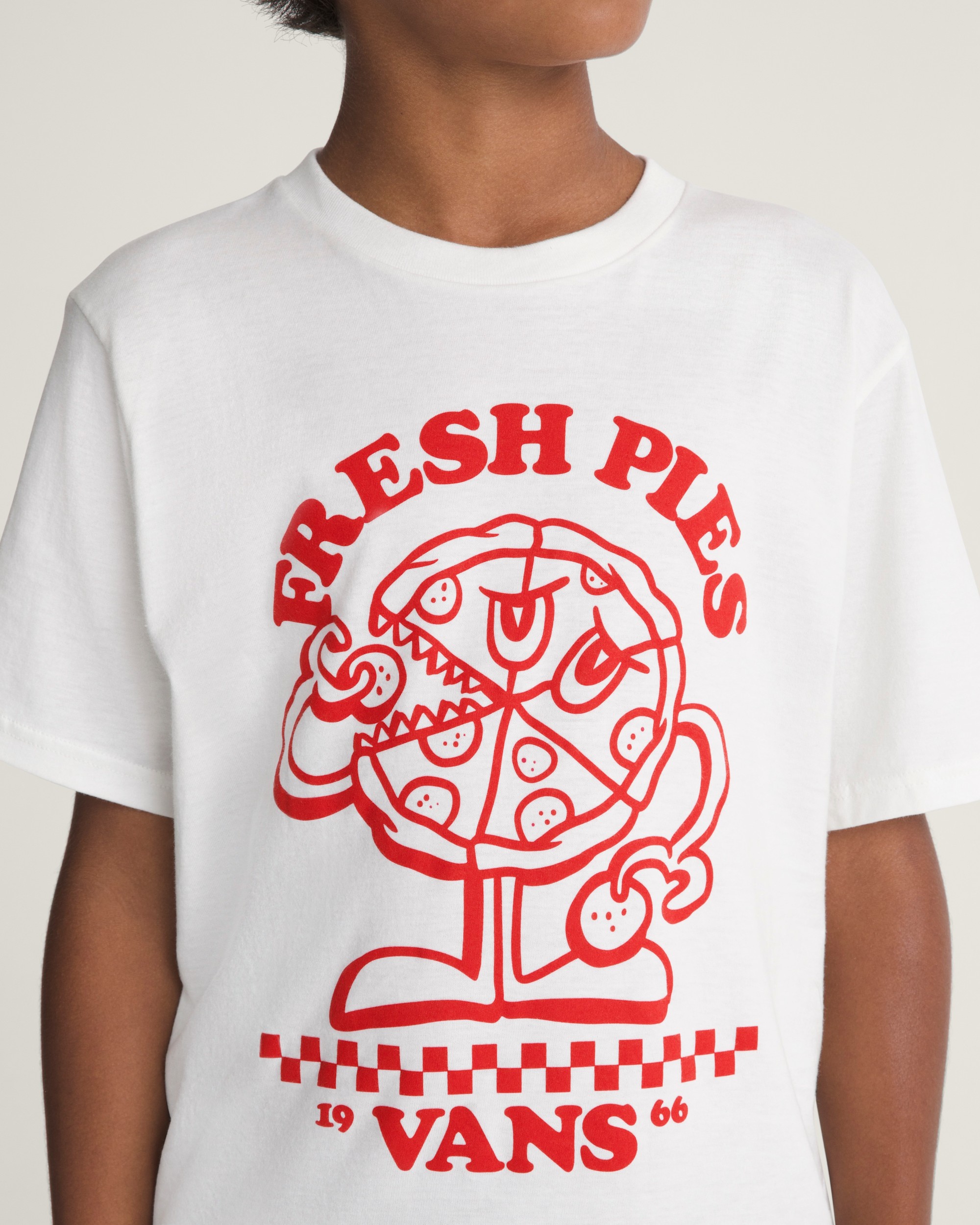 Fresh Pies Short Sleeve Tee VANS Marshmallow White ALT4