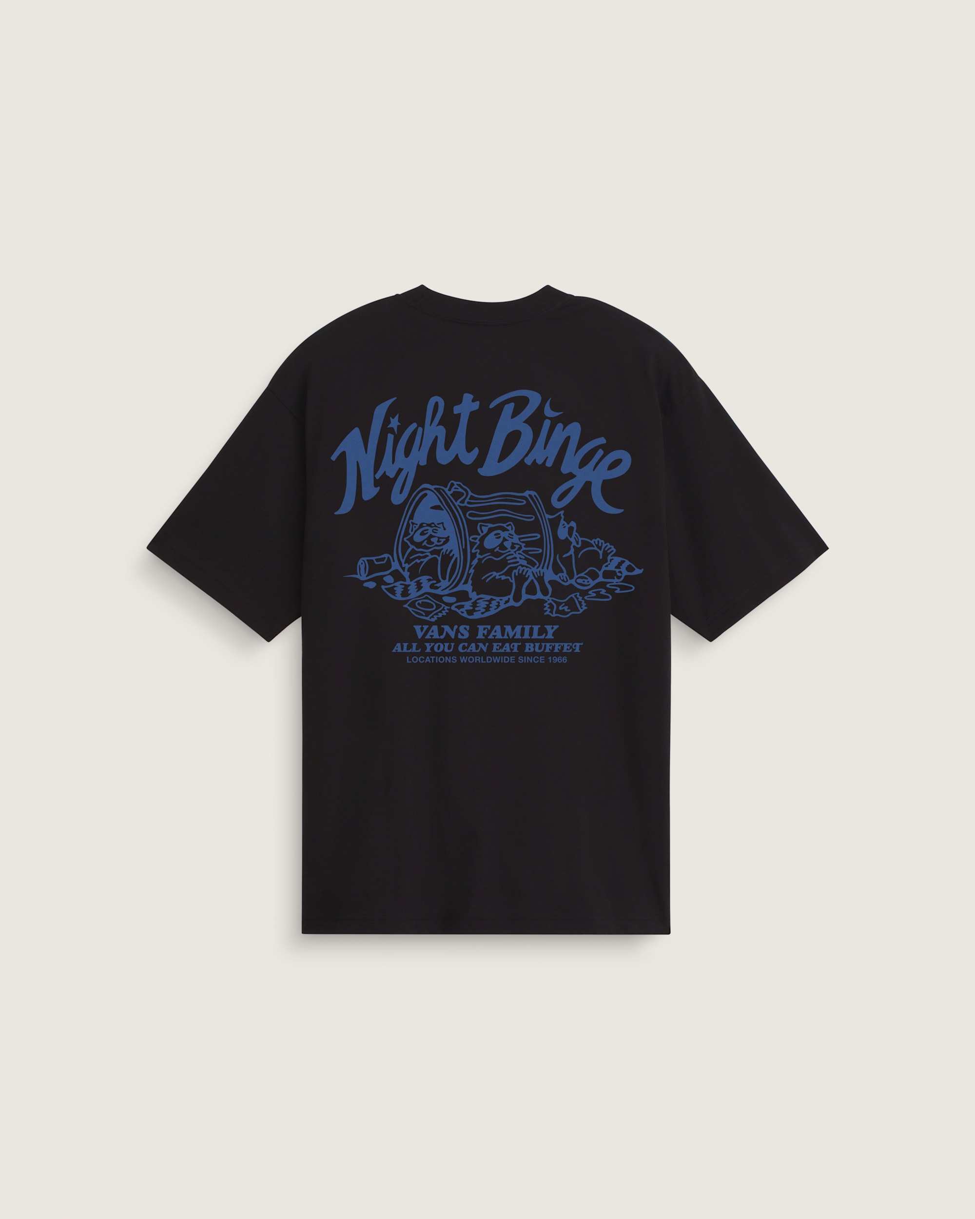 Night Binge Short Sleeve Tee VANS Black HERO