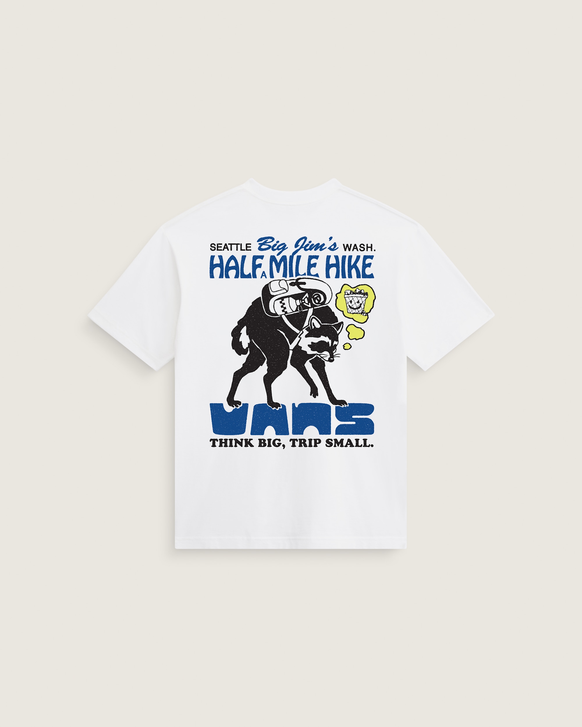 Big Jim Half Mile Short Sleeve Tee VANS White HERO