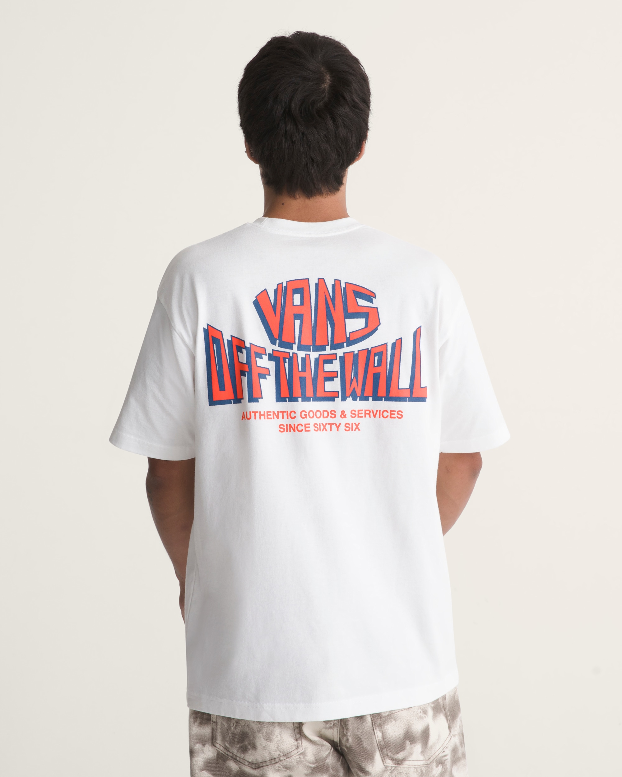 Panoramic Short Sleeve Tee VANS White ALT3
