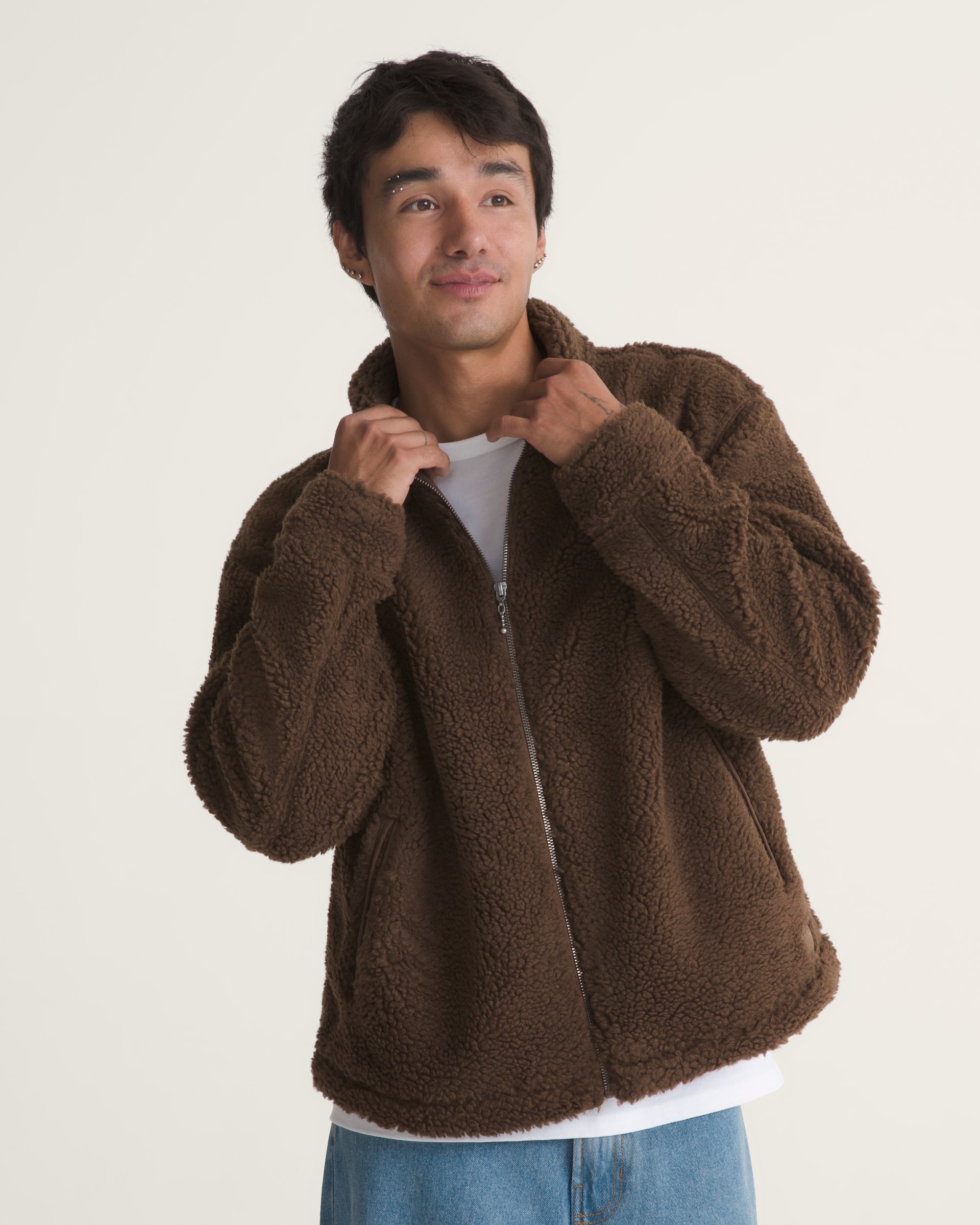 Yukon High Pile Jacket VANS Vintage Cocoa Brown ALT2