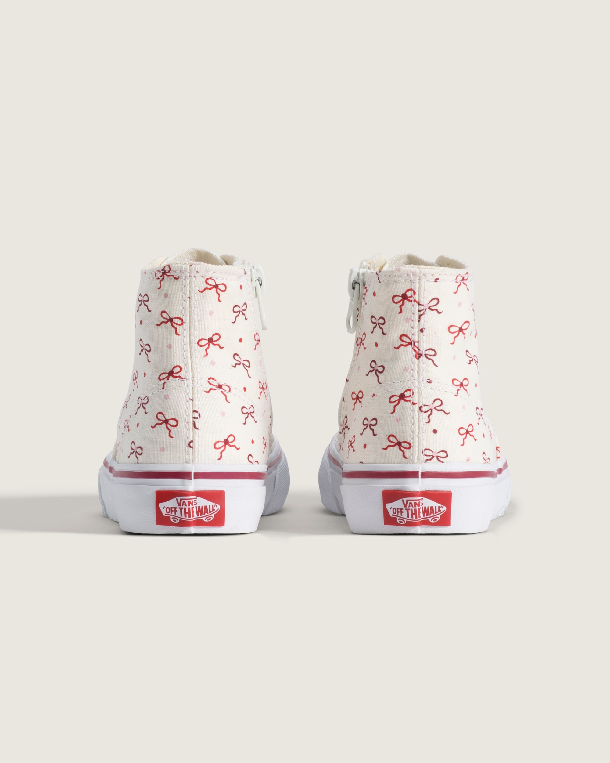 Little Kids Authentic Hi 20 Zip Shoe VANS Marshmallow White ALT3