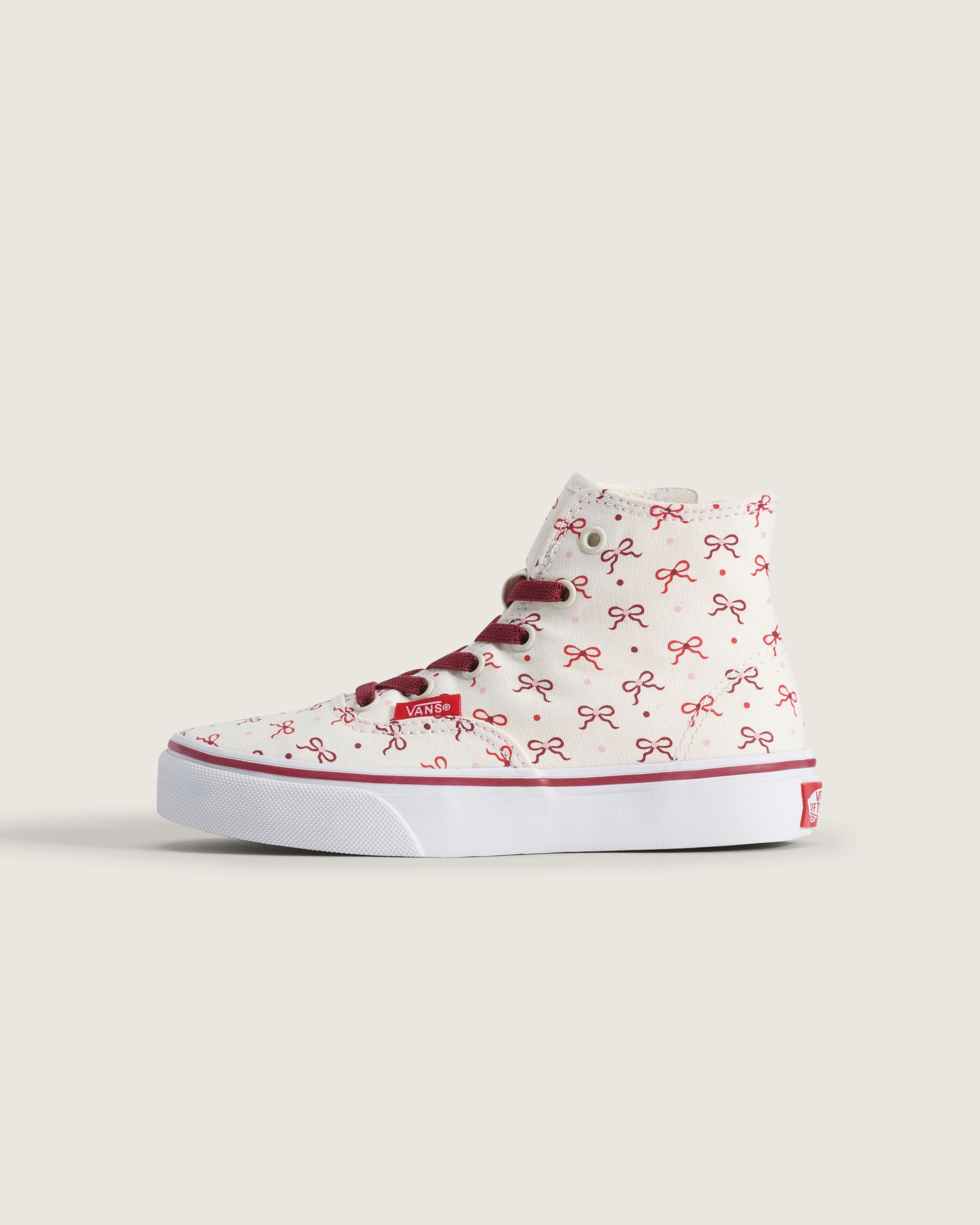 Little Kids Authentic Hi 20 Zip Shoe VANS Marshmallow White HERO