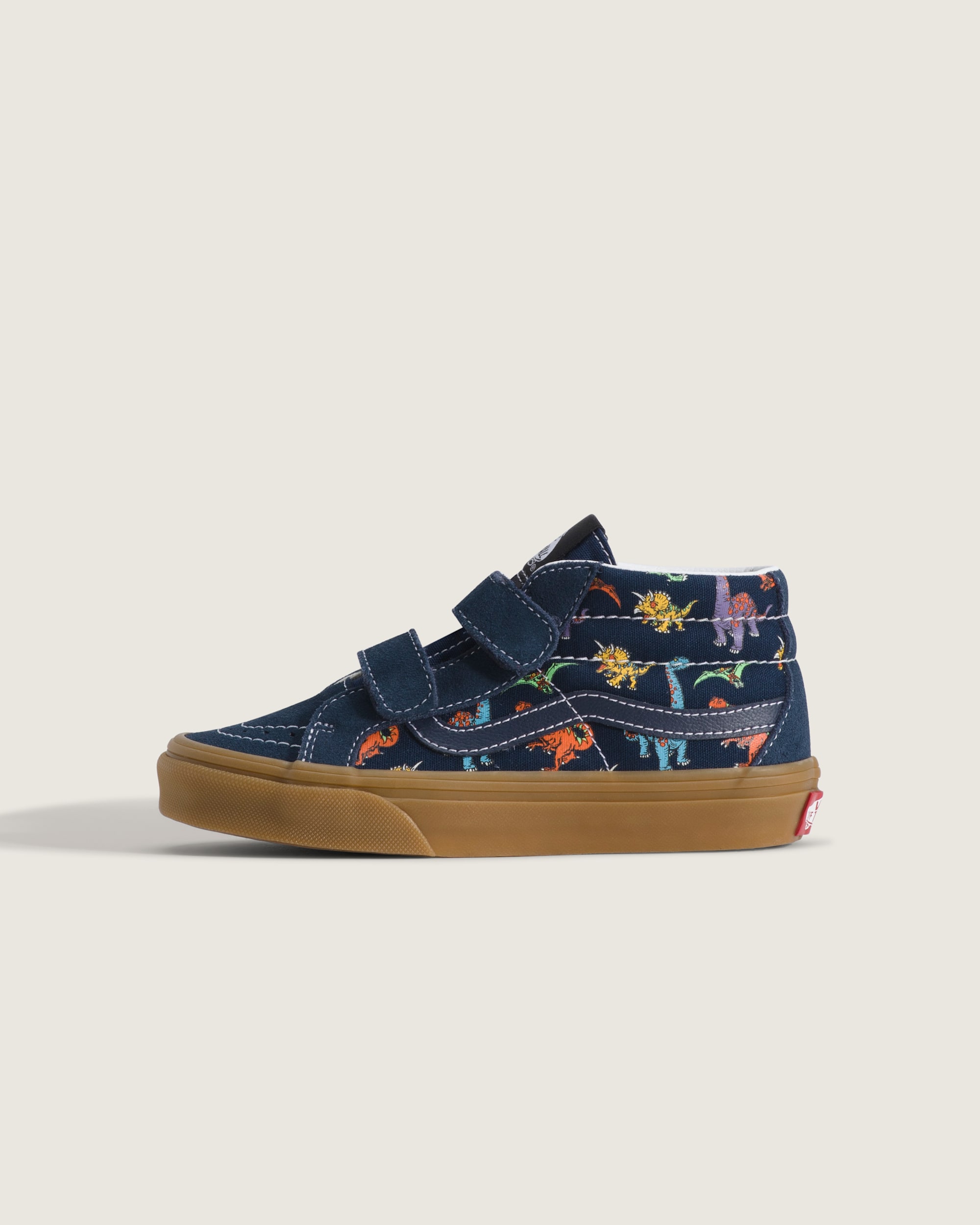 Little Kids Sk8Mid V Shoe VANS GlowintheDark Navy Blue HERO