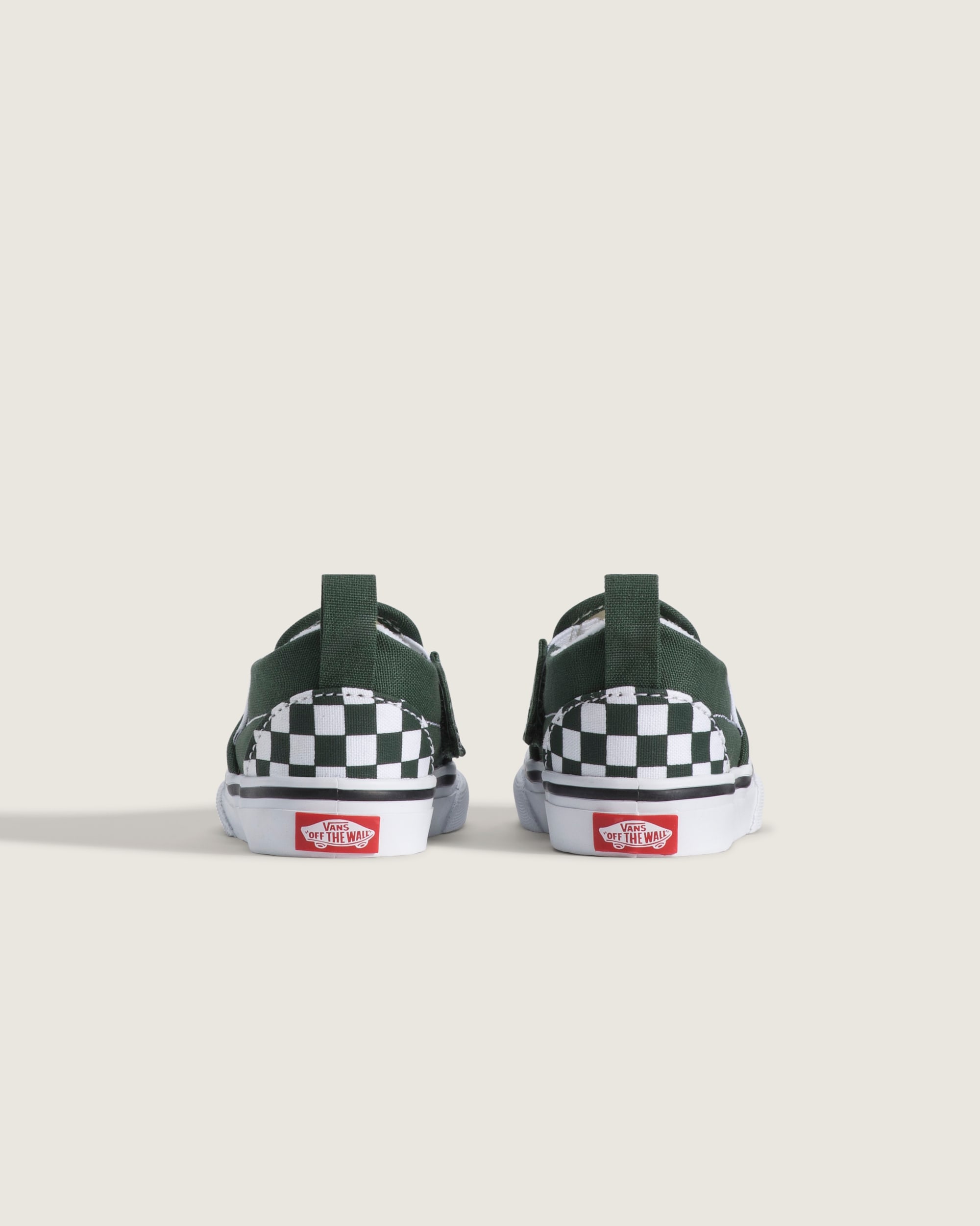 Toddler Classic SlipOn V Shoe VANS Checkerboard Oil Green ALT3