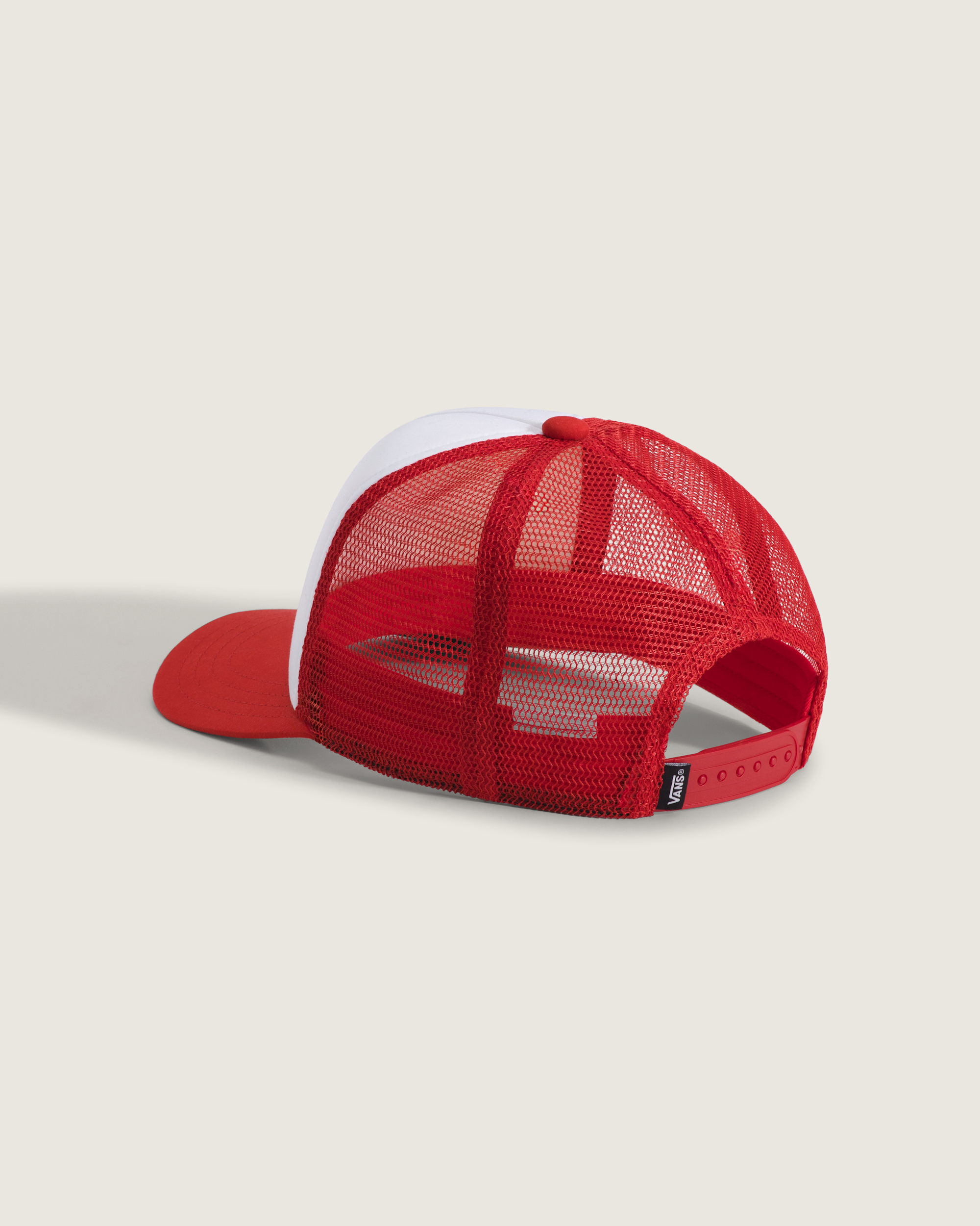 Kids Vans Authentic Trucker Hat VANS Racing Red ALT2