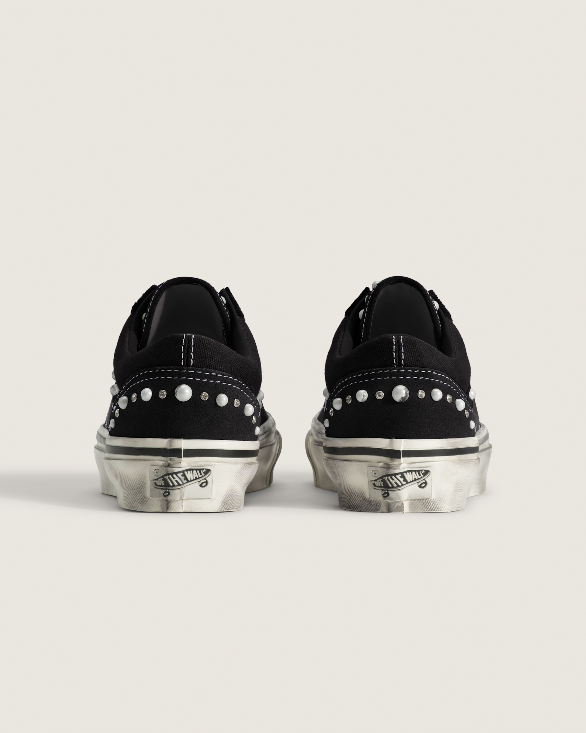 Big Kids Premium Old Skool 36 Shoe VANS Pearlized Black  Marshmallow White ALT3