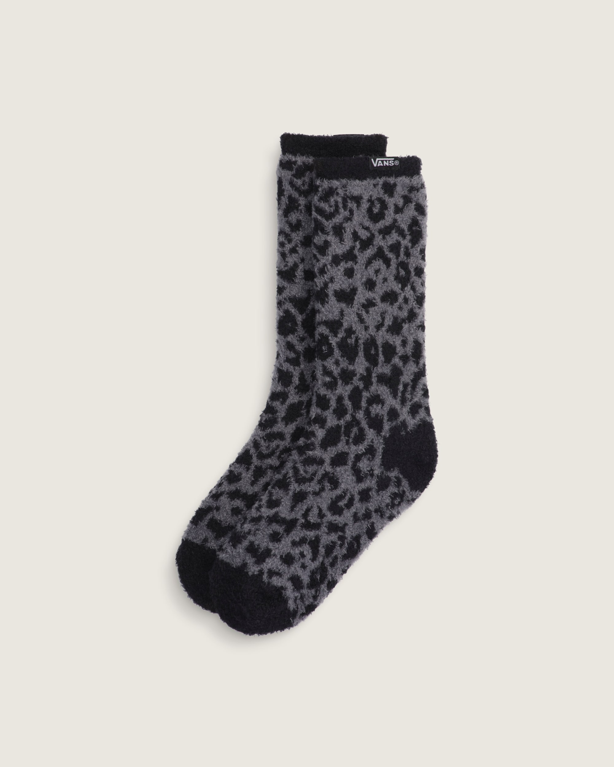 Kids Cozy Crew Socks VANS Charcoal Grey HERO