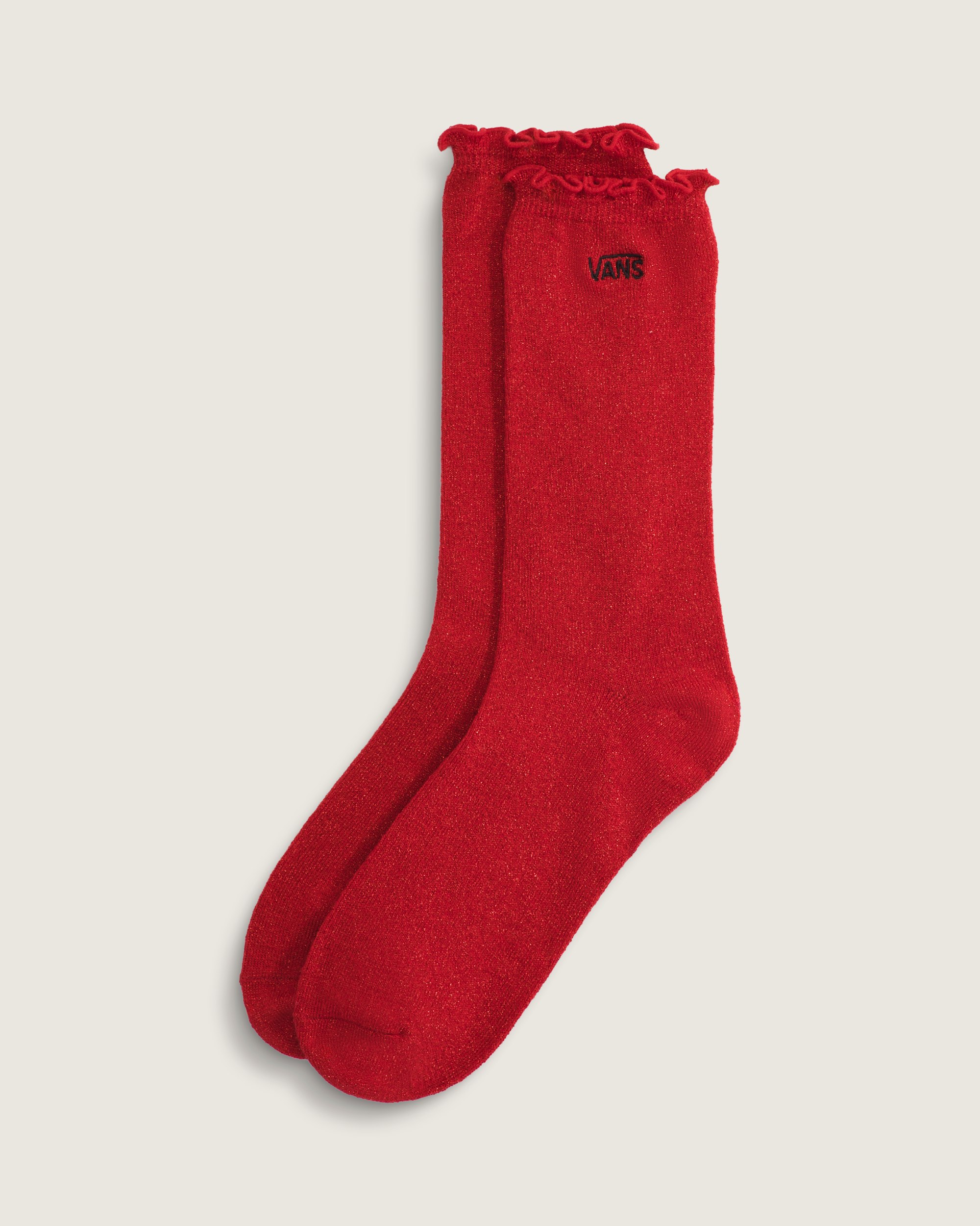 Lurex Crew Socks VANS Racing Red HERO