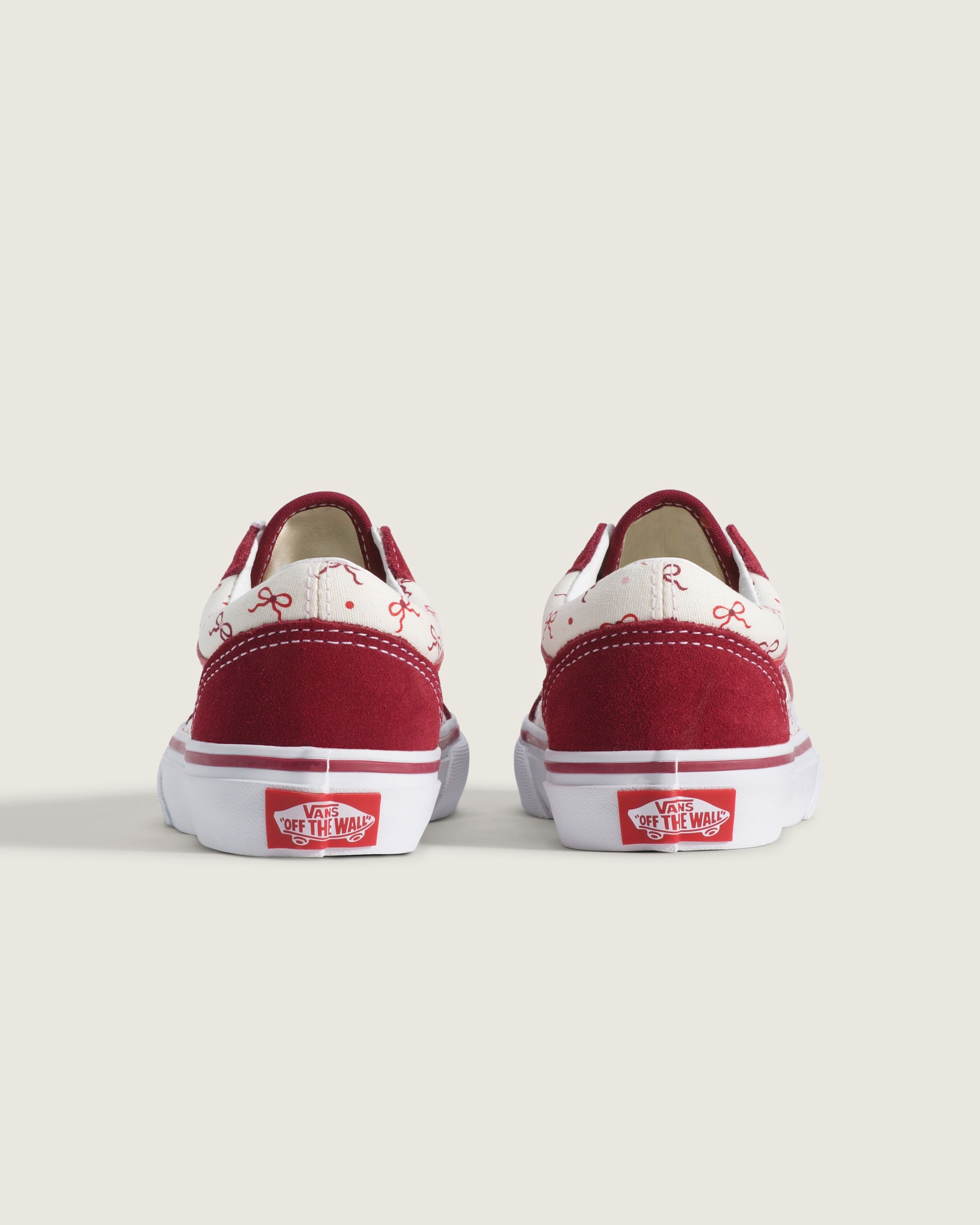 Little Kids Old Skool Shoe VANS Bordeaux Red ALT3