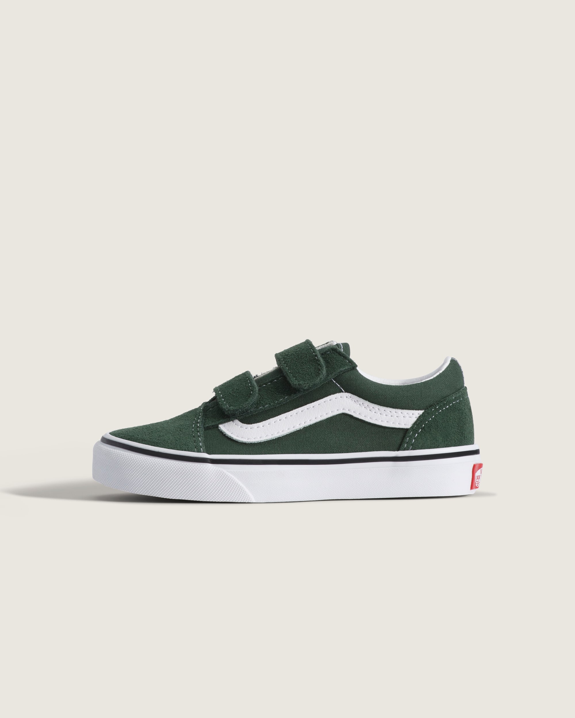 Little Kids Old Skool V Shoe VANS Oil Green HERO