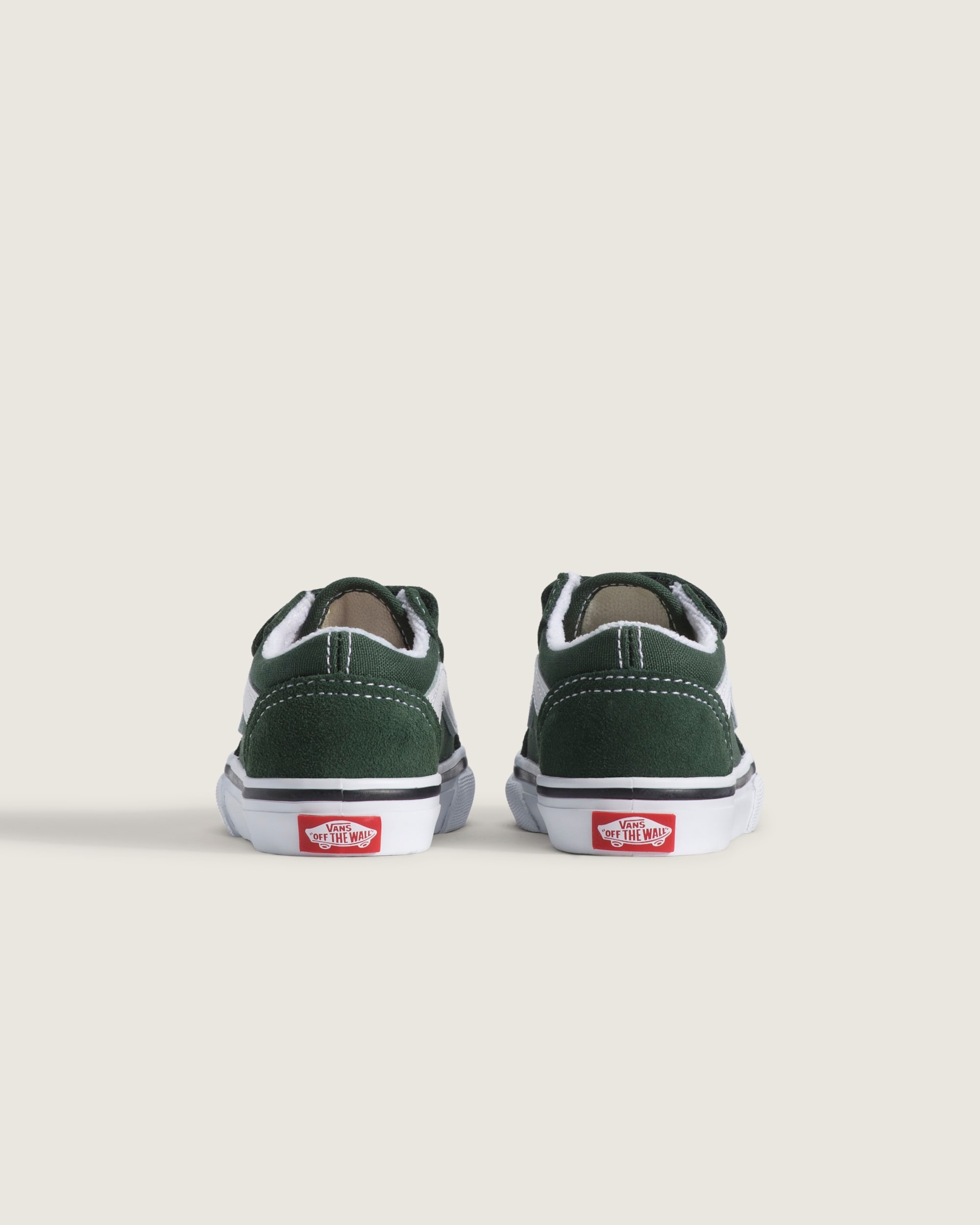 Toddler Old Skool V Shoe VANS Oil Green ALT3