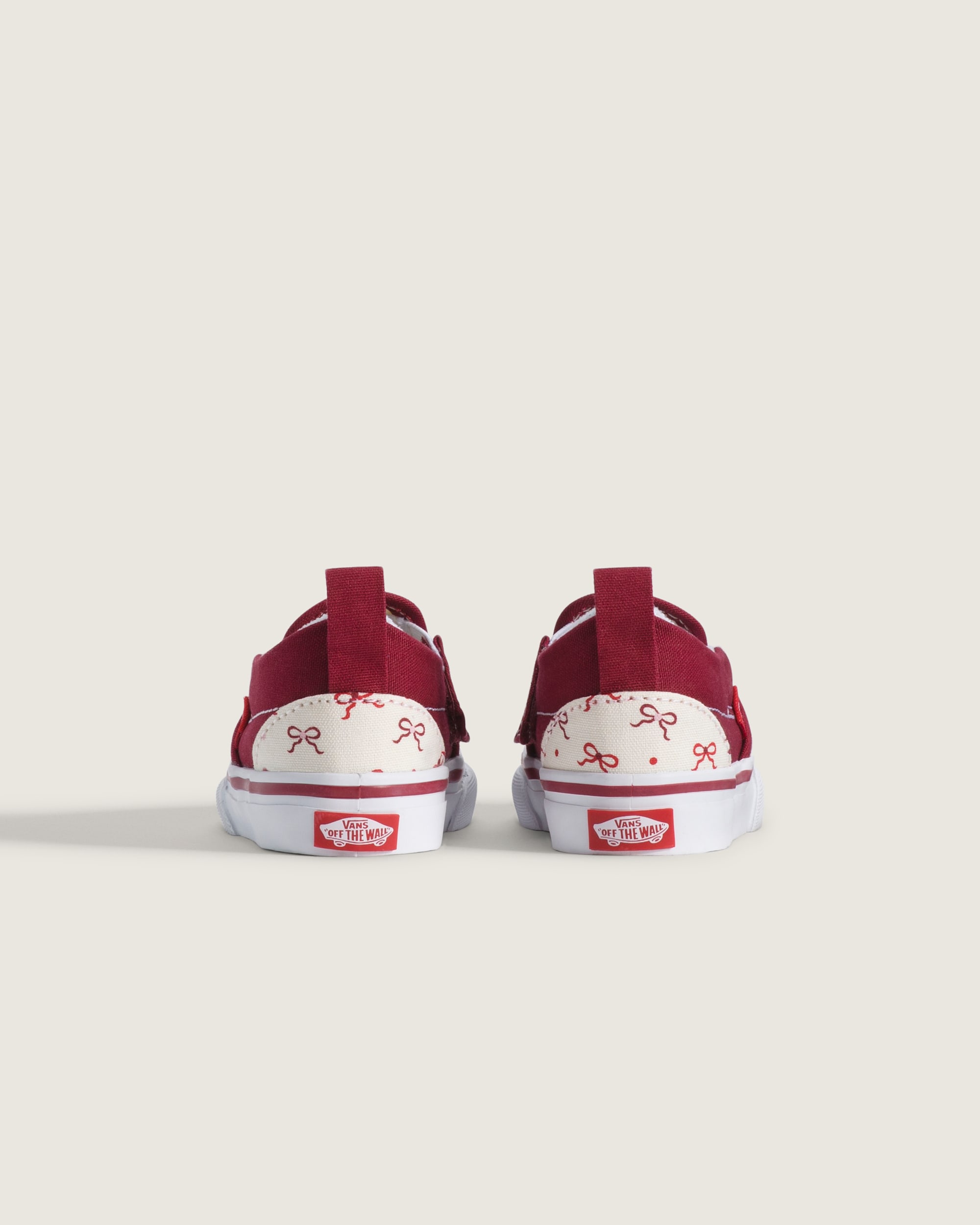 Toddler Classic SlipOn V Shoe VANS Bordeaux Red ALT3