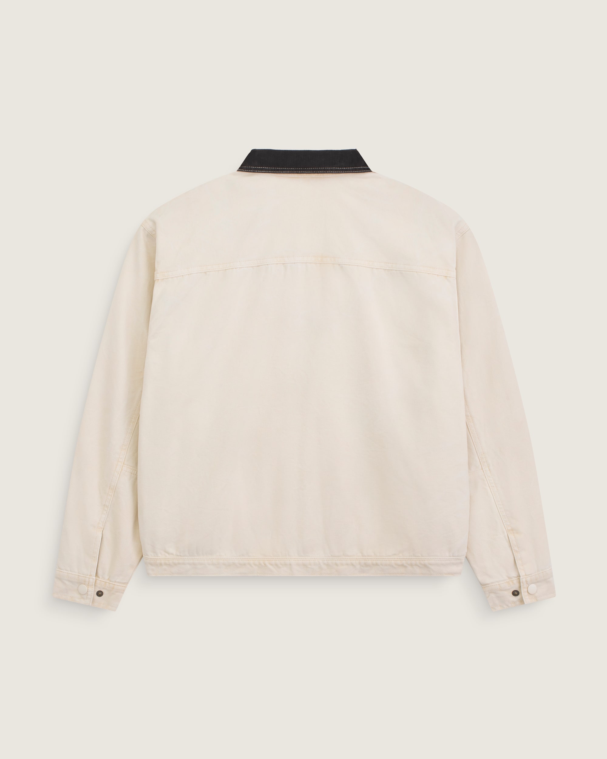Nico Cropped Chore Canvas Jacket VANS Turtledove White ALT1