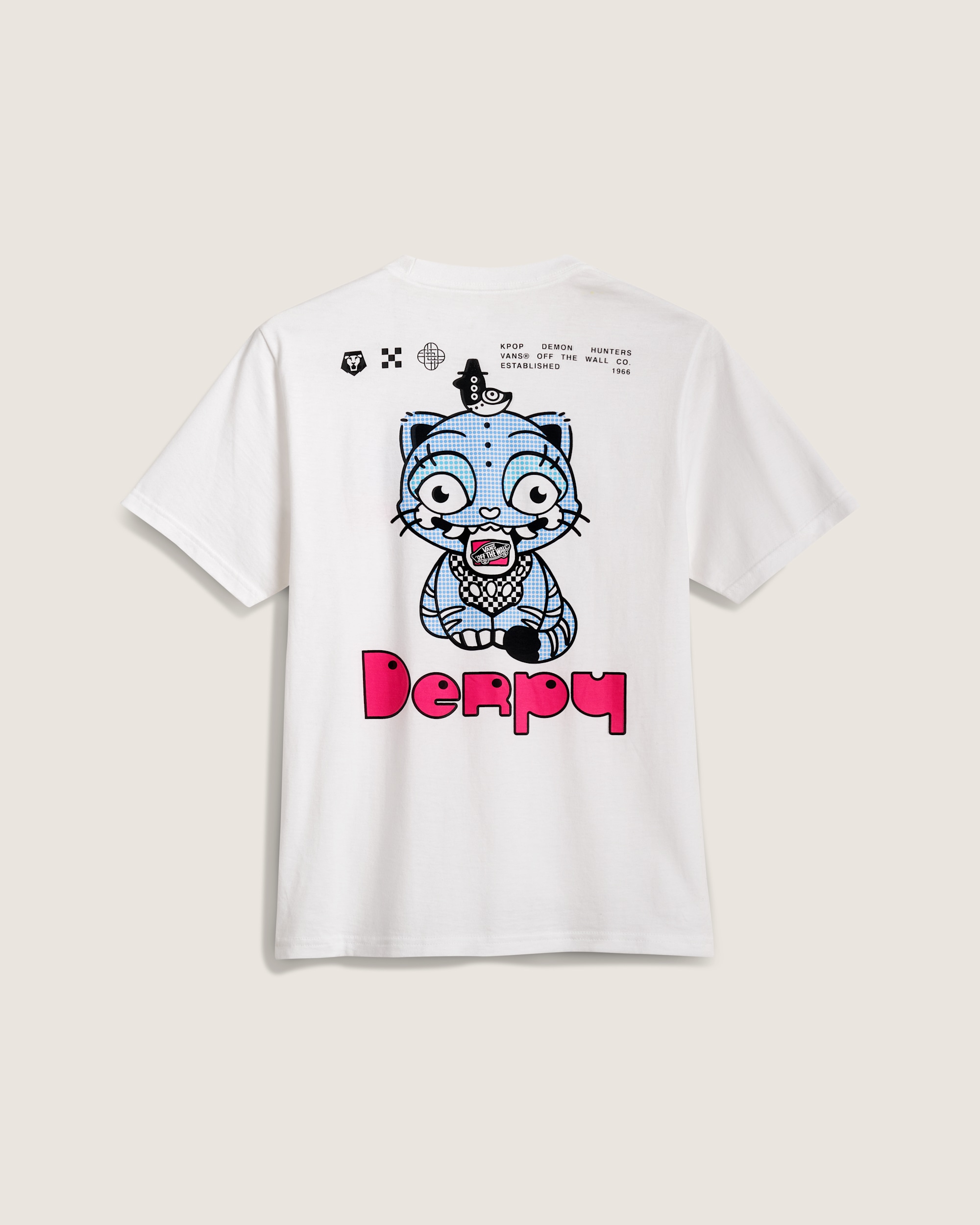 KPop Demon Hunters x Vans Kids Derpy TShirt VANS KPop Demon Hunters White HERO