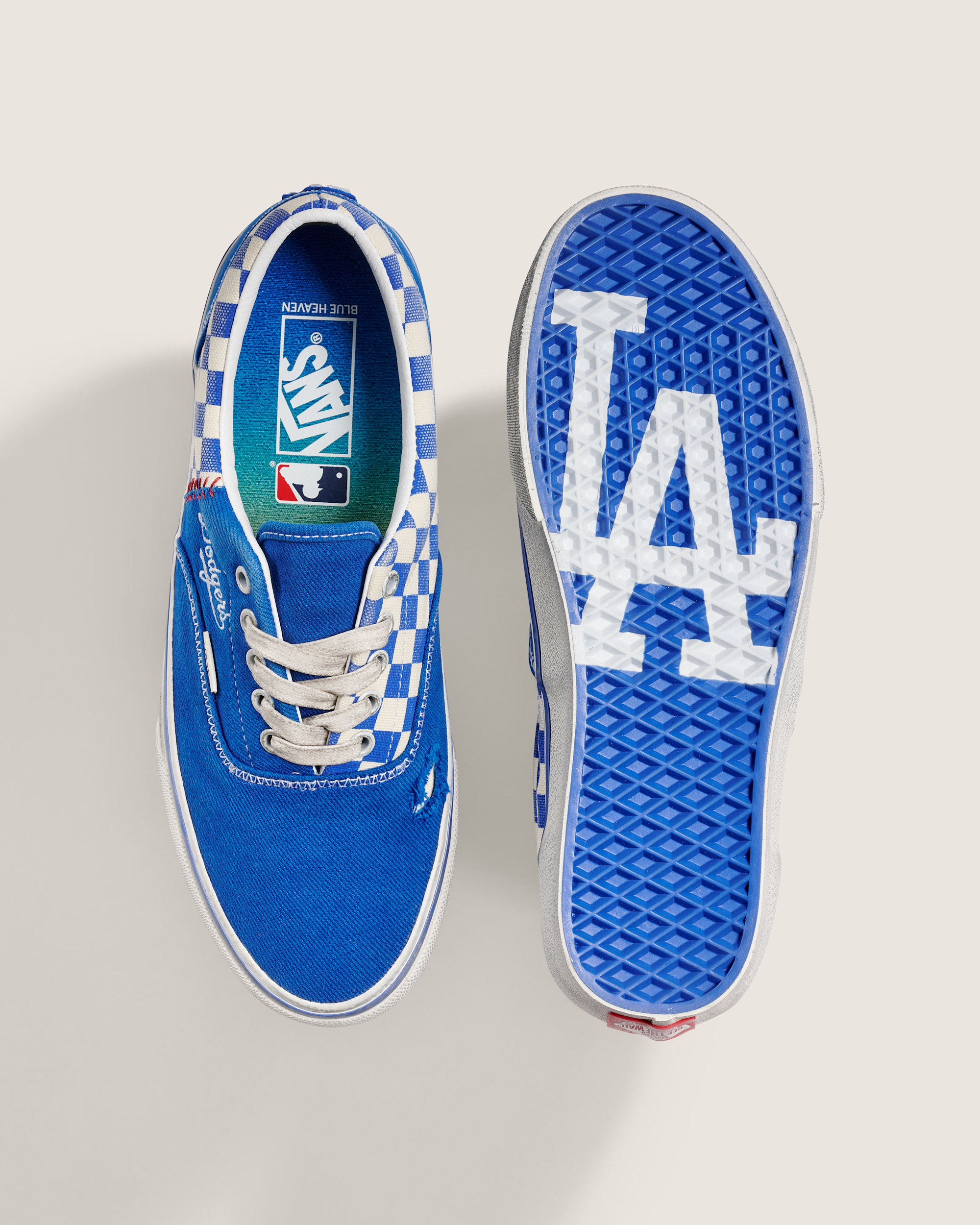 Skate Era Shoe VANS Dodgers Classic Blue  White ALT2