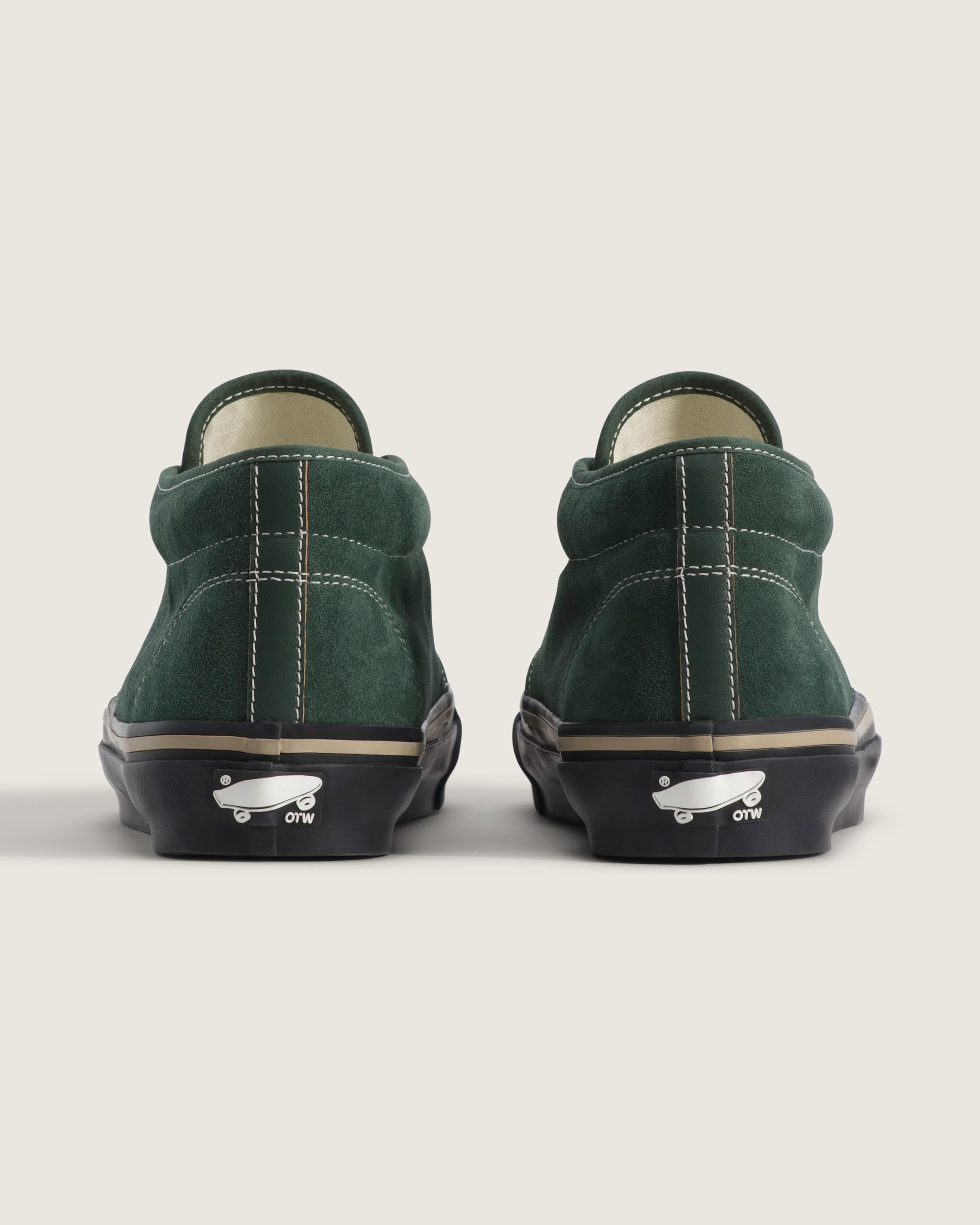 OTW Chukka 49 Vibram VANS Suede Leather Oil Green ALT3
