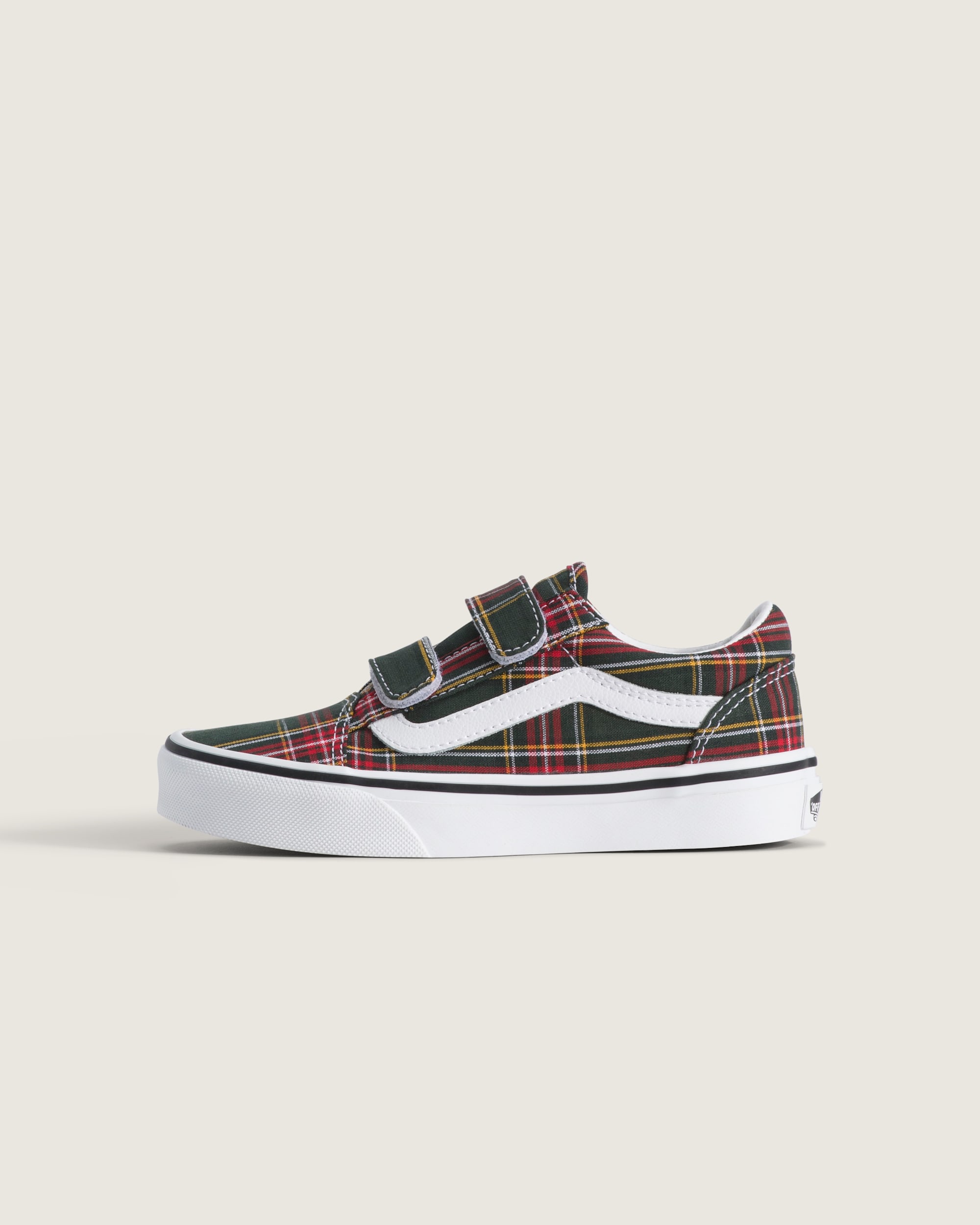 Little Kids Old Skool V Shoe VANS Oil Green HERO
