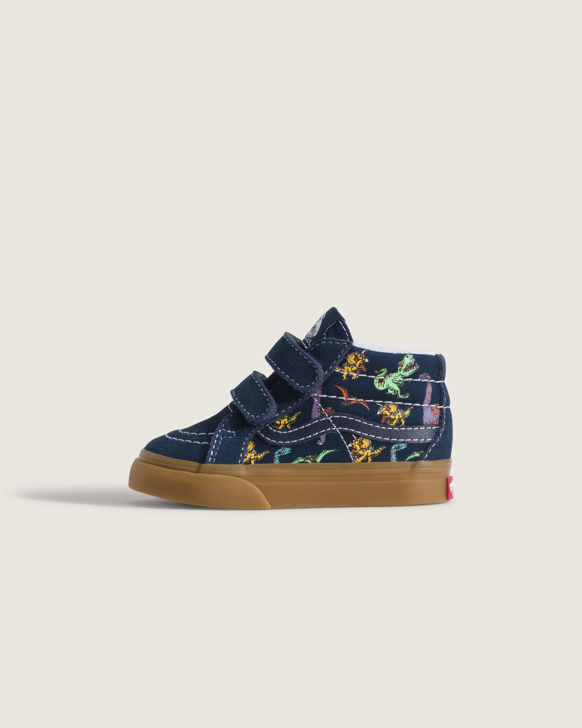 Toddler Sk8Mid V Shoe VANS GlowintheDark Navy Blue HERO