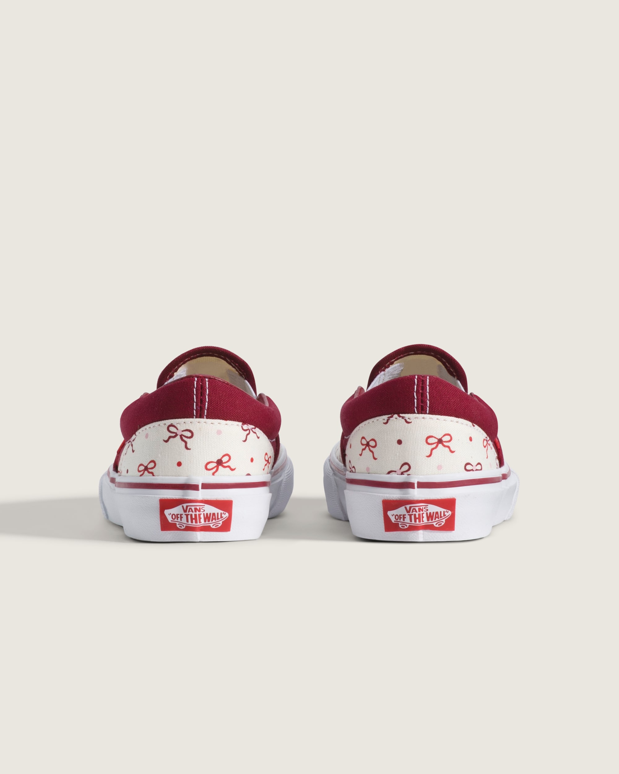 Little Kids Classic SlipOn Shoe VANS Bordeaux Red ALT3