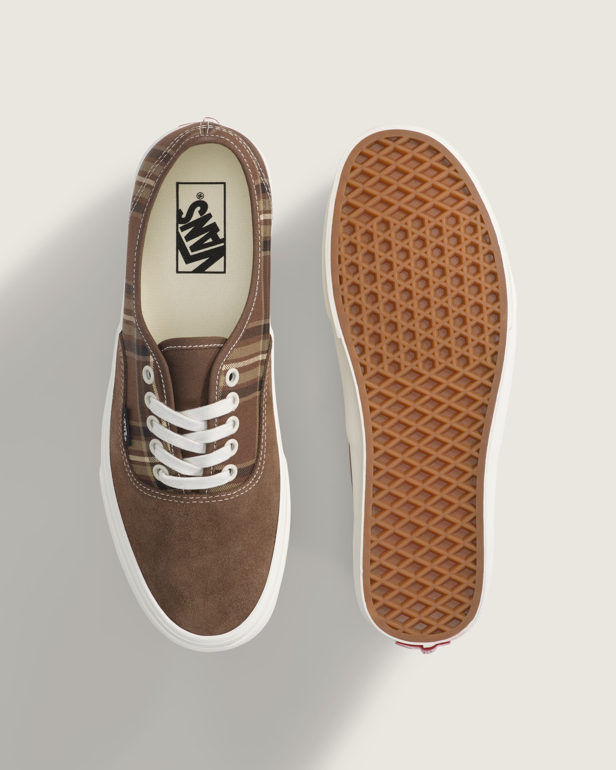 Authentic Shoe VANS Plaid Vintage Cocoa ALT2