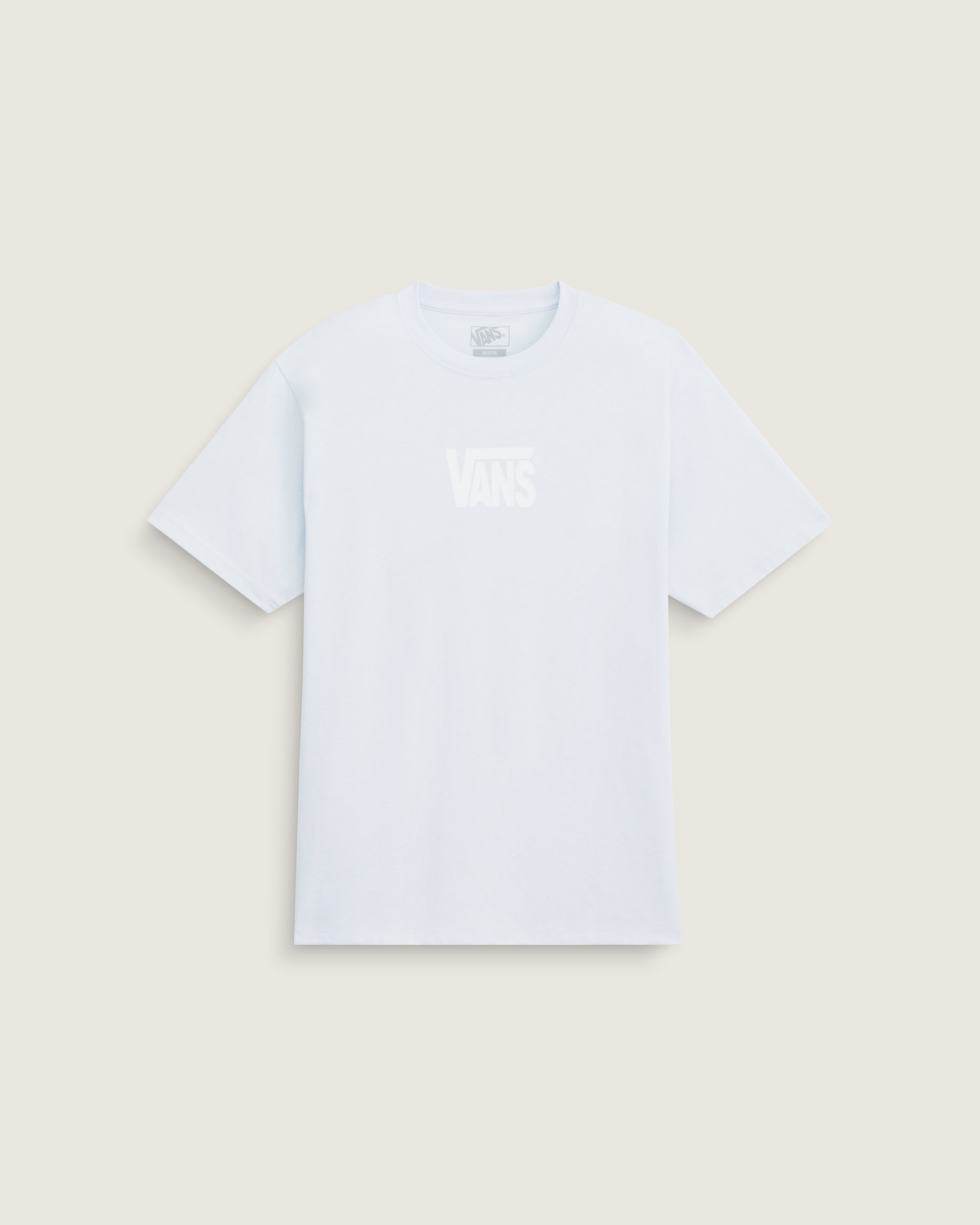 Stretch Logo Short Sleeve Tee VANS Blue Water HERO