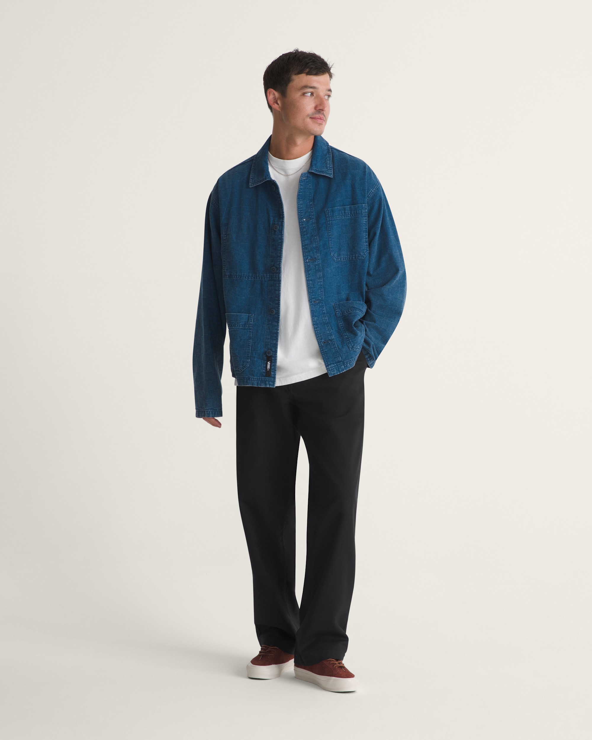 Authentic Chino Loose Pants VANS Black ALT3