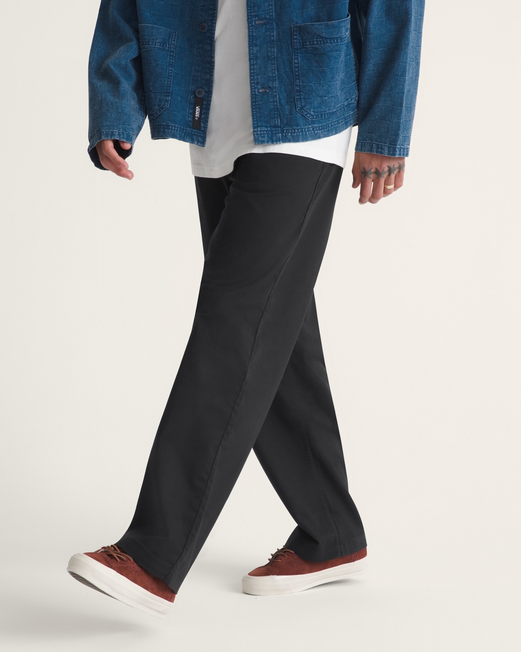 Authentic Chino Loose Pants VANS Black ALT5