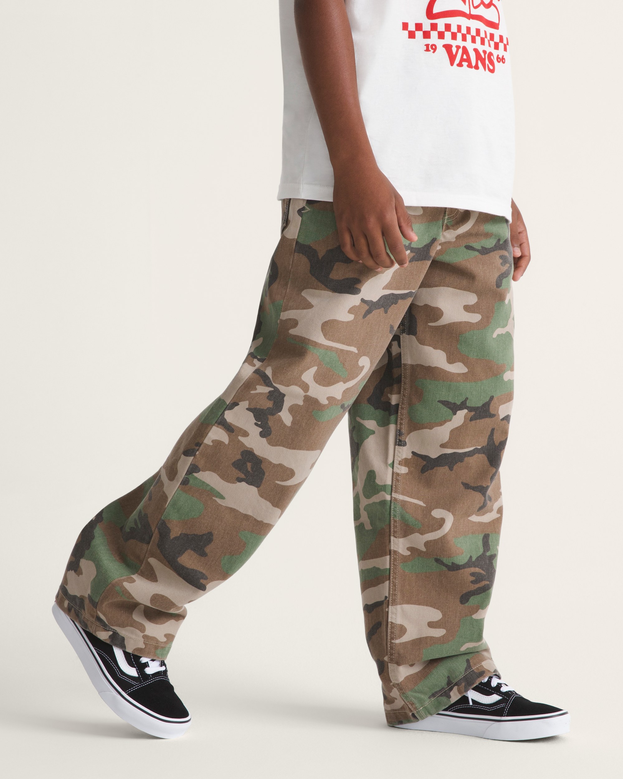 Check5 Baggy AOP Denim Pant VANS Camo Green  Aluminum Grey ALT3